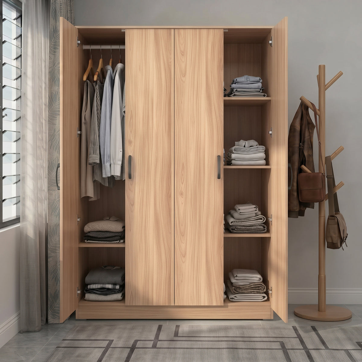 Josefa 4 Door Wardrobe