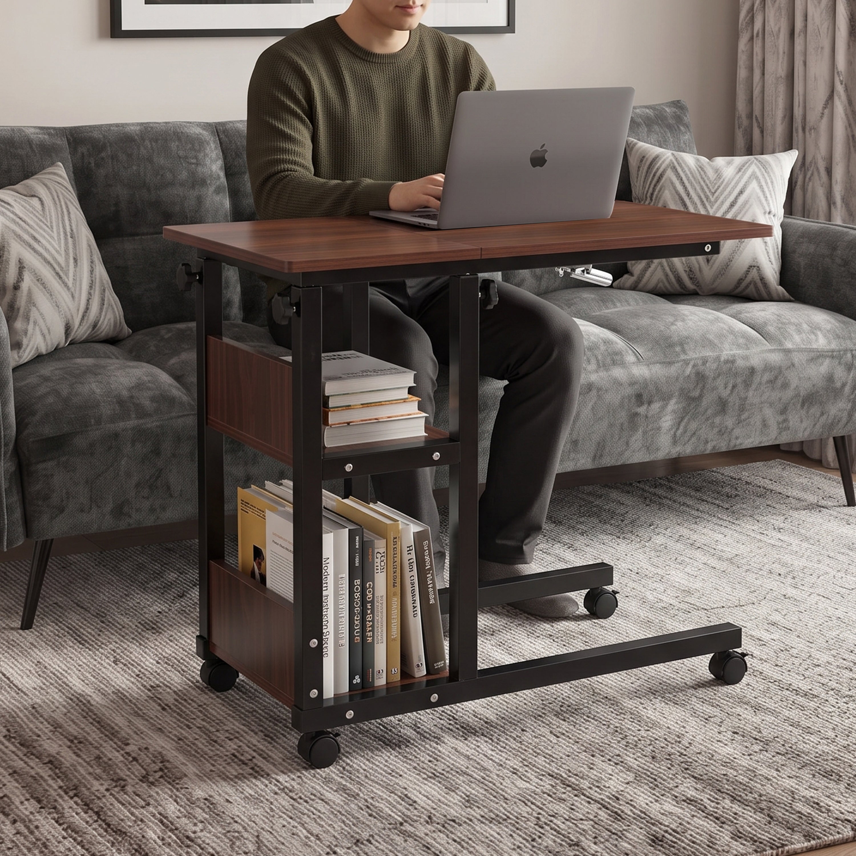 Bethney C Type Adjustable Side Table