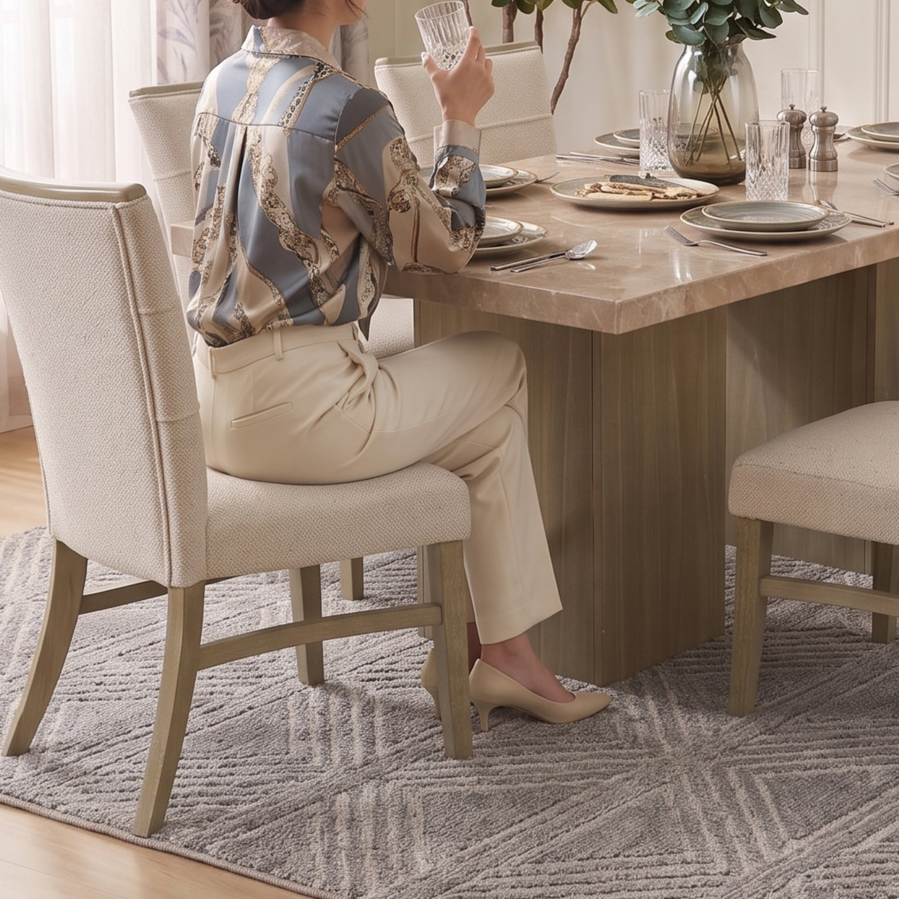 Metron 6 Seater Dining Set