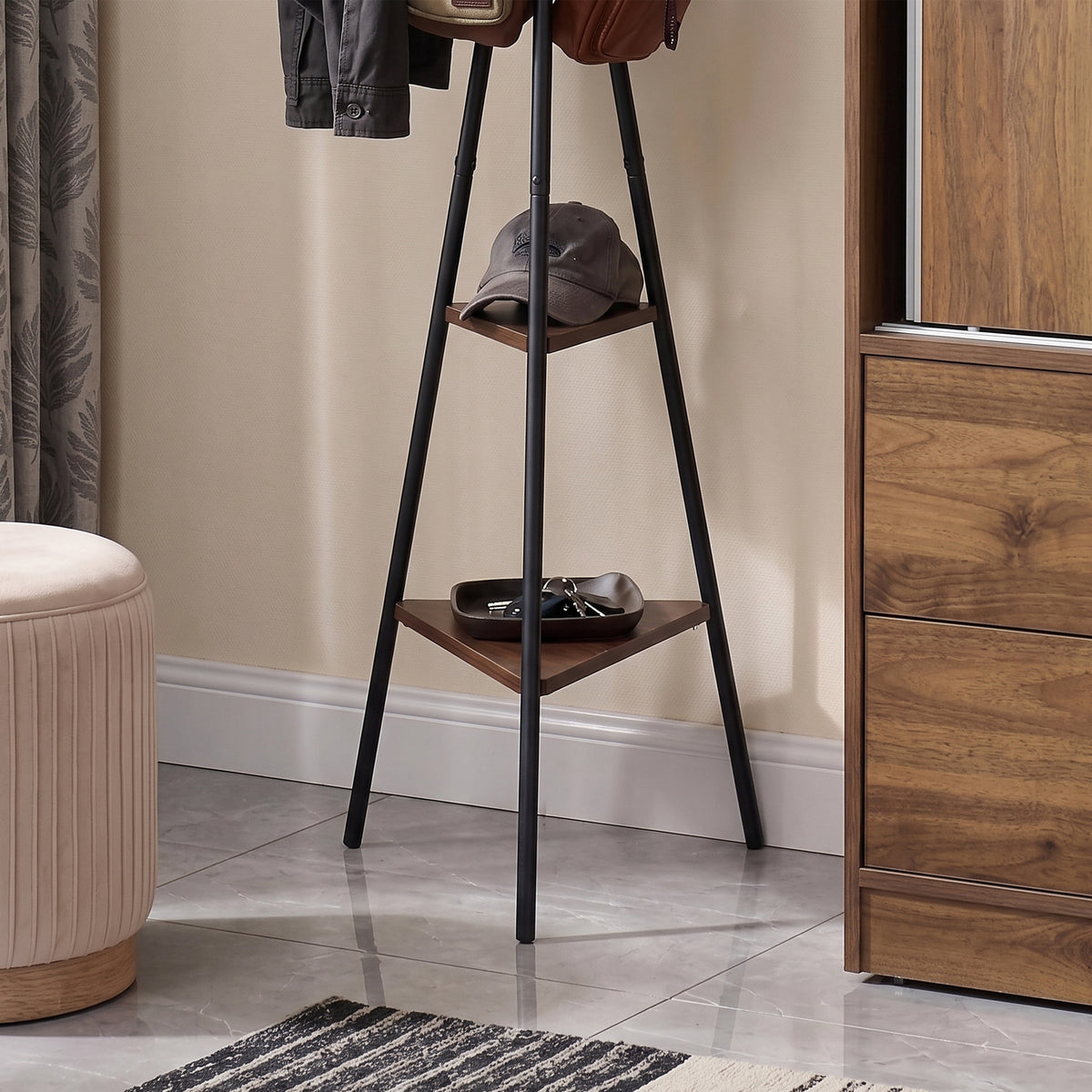 Rox Coat Rack with Shelf