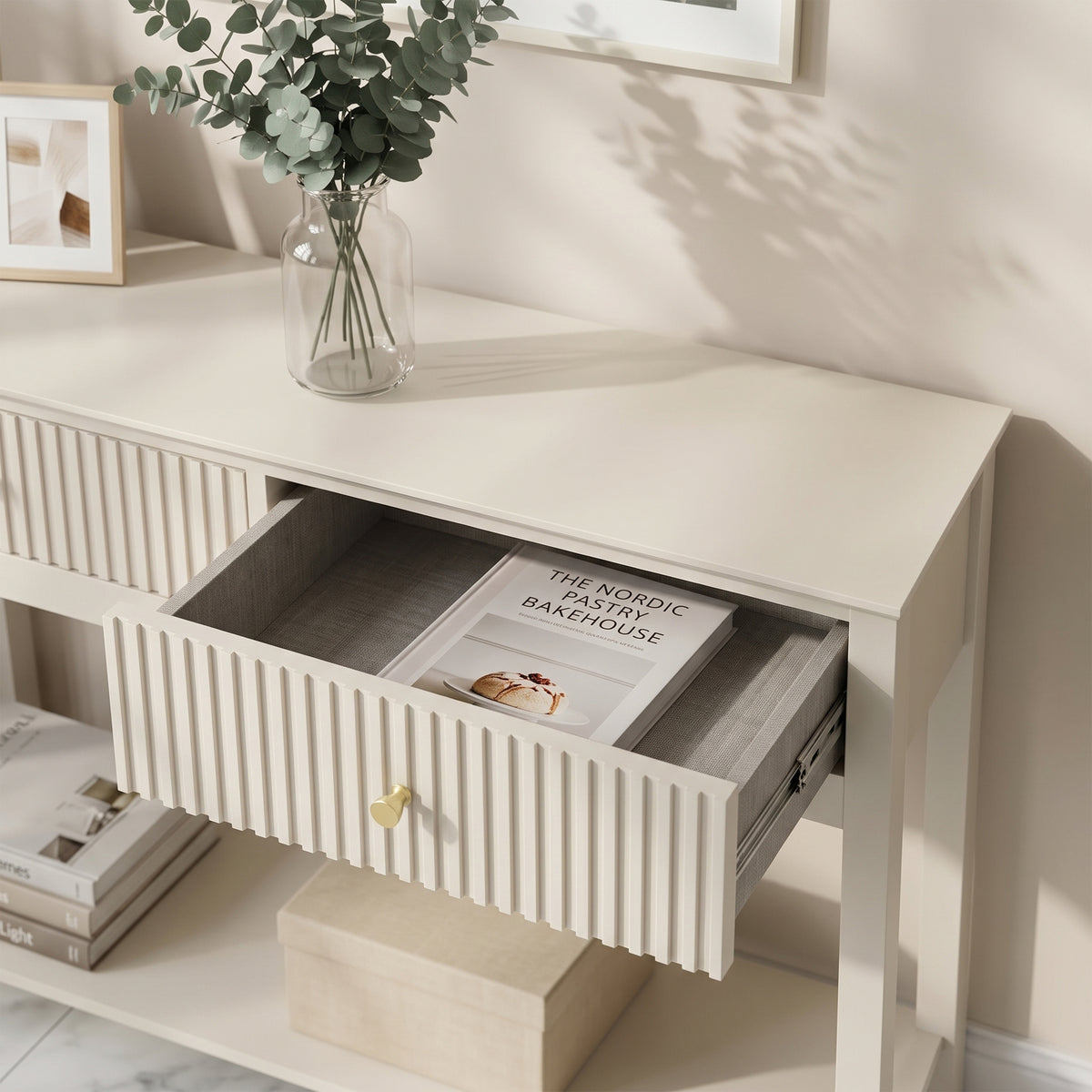 Prince Fluted Console Table