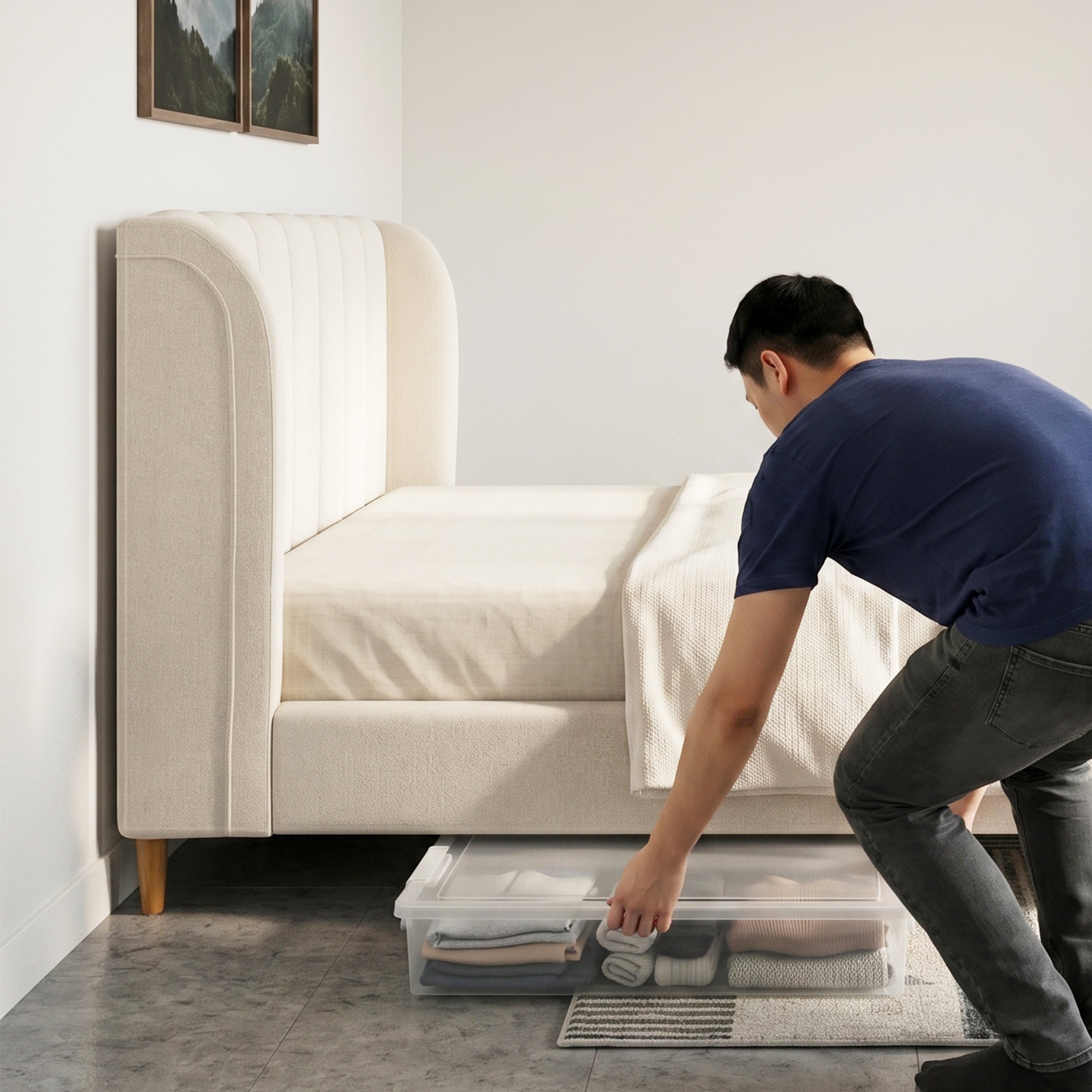 #Size_Queen Bed 60x75 inches