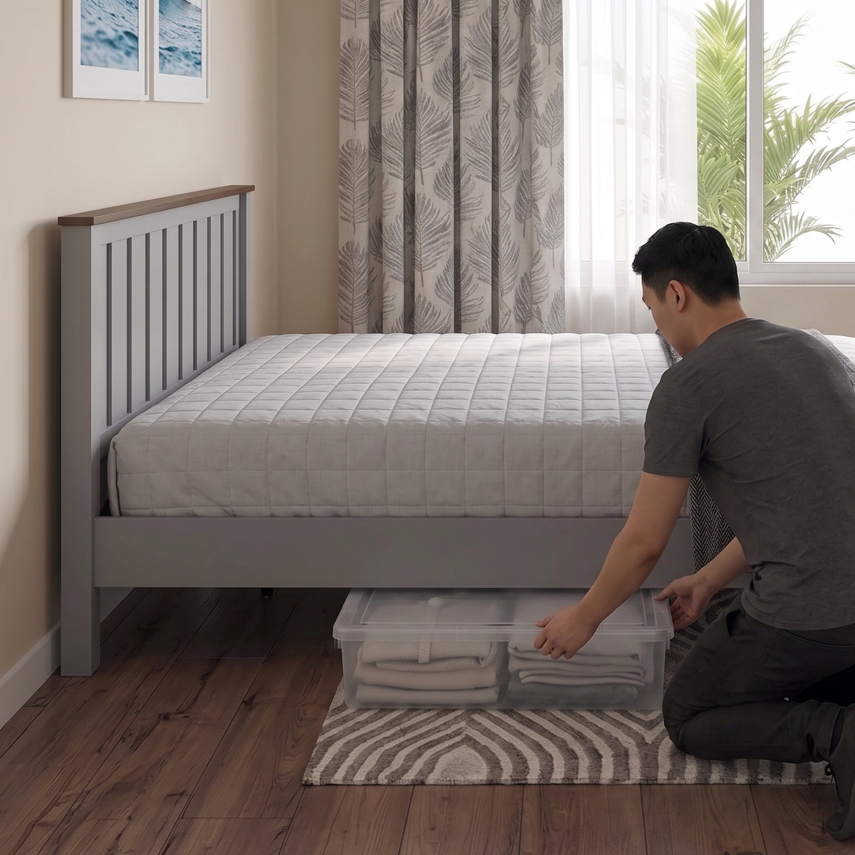 #Size_Queen Bed 60x75 inches