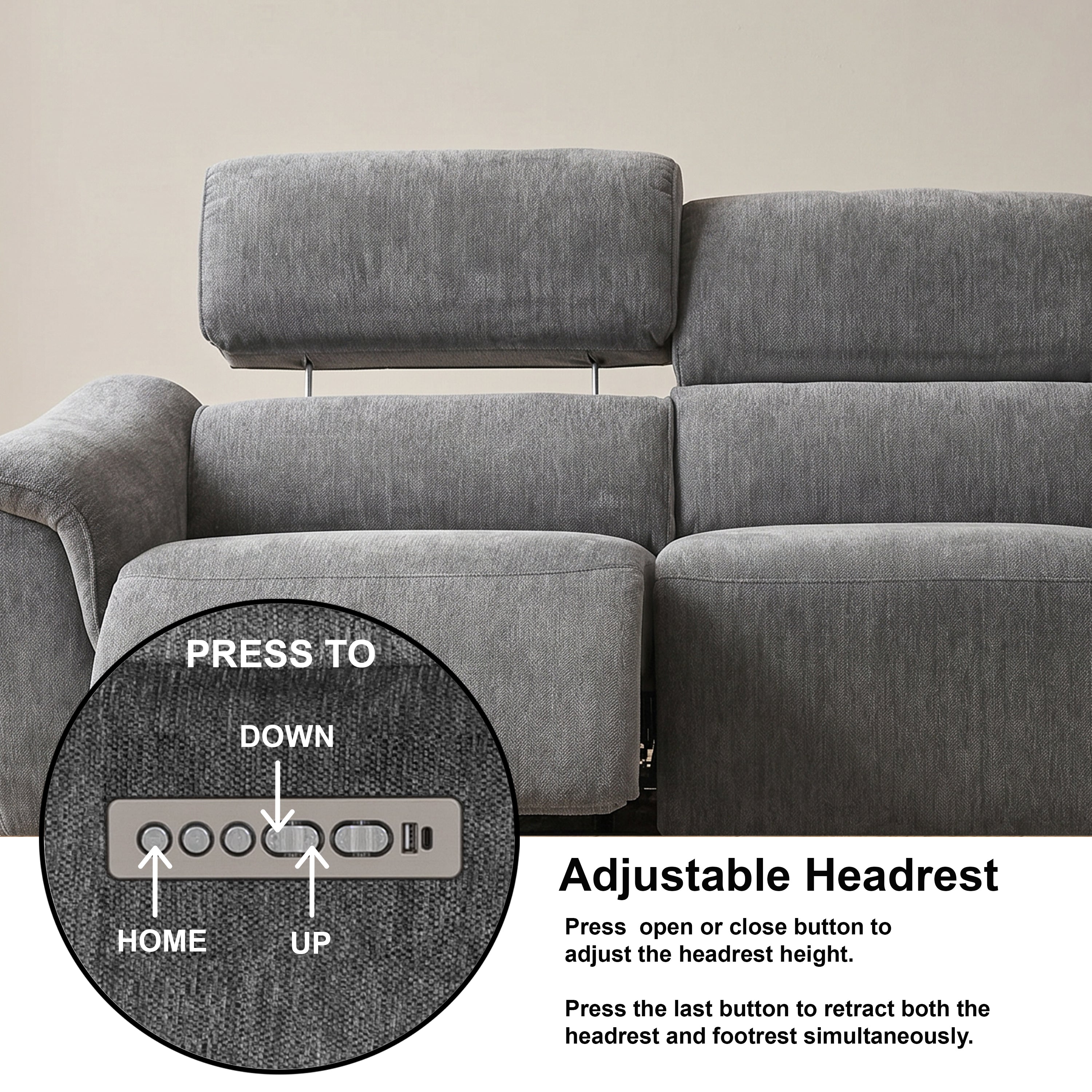Judy Electric L-Shape Sofa