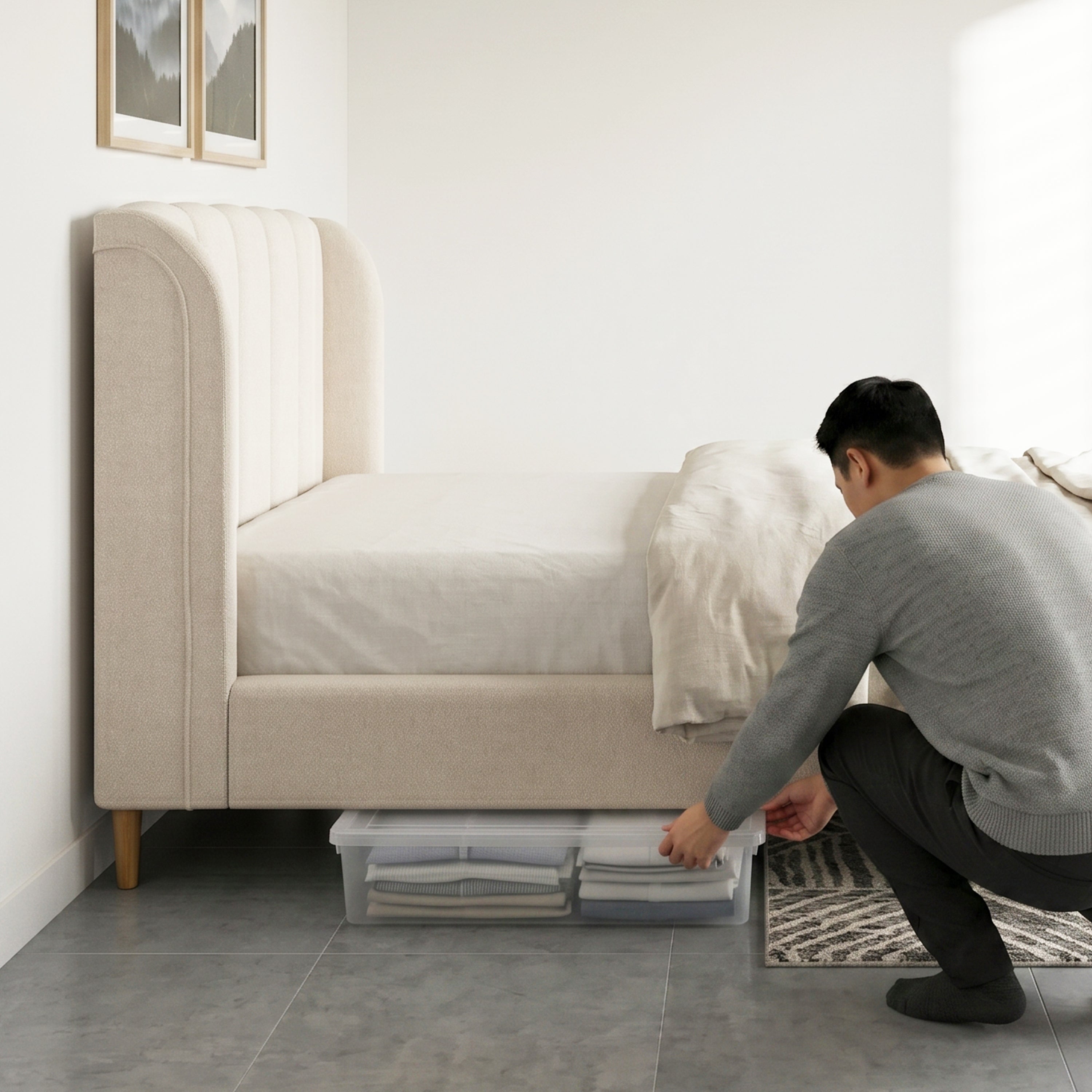 #Size_Double Bed 54x75 inches