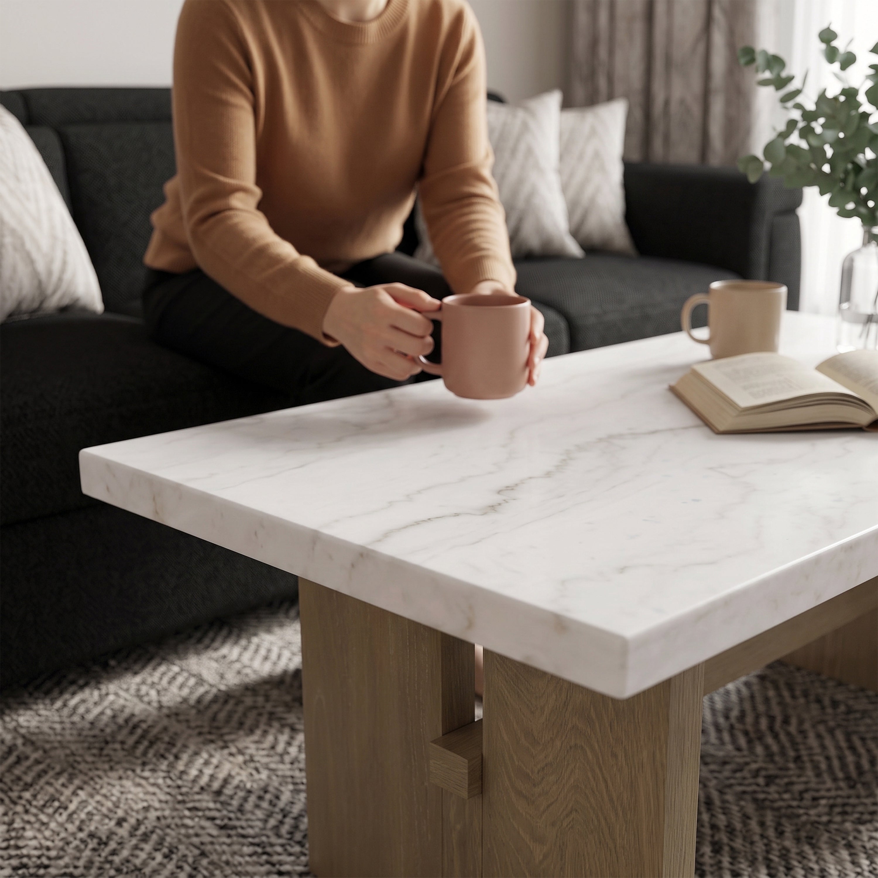 Cavo Real Marble Coffee Table