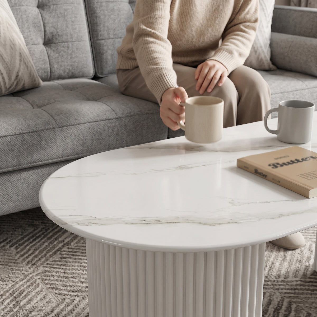 Celia Oval Coffee Table