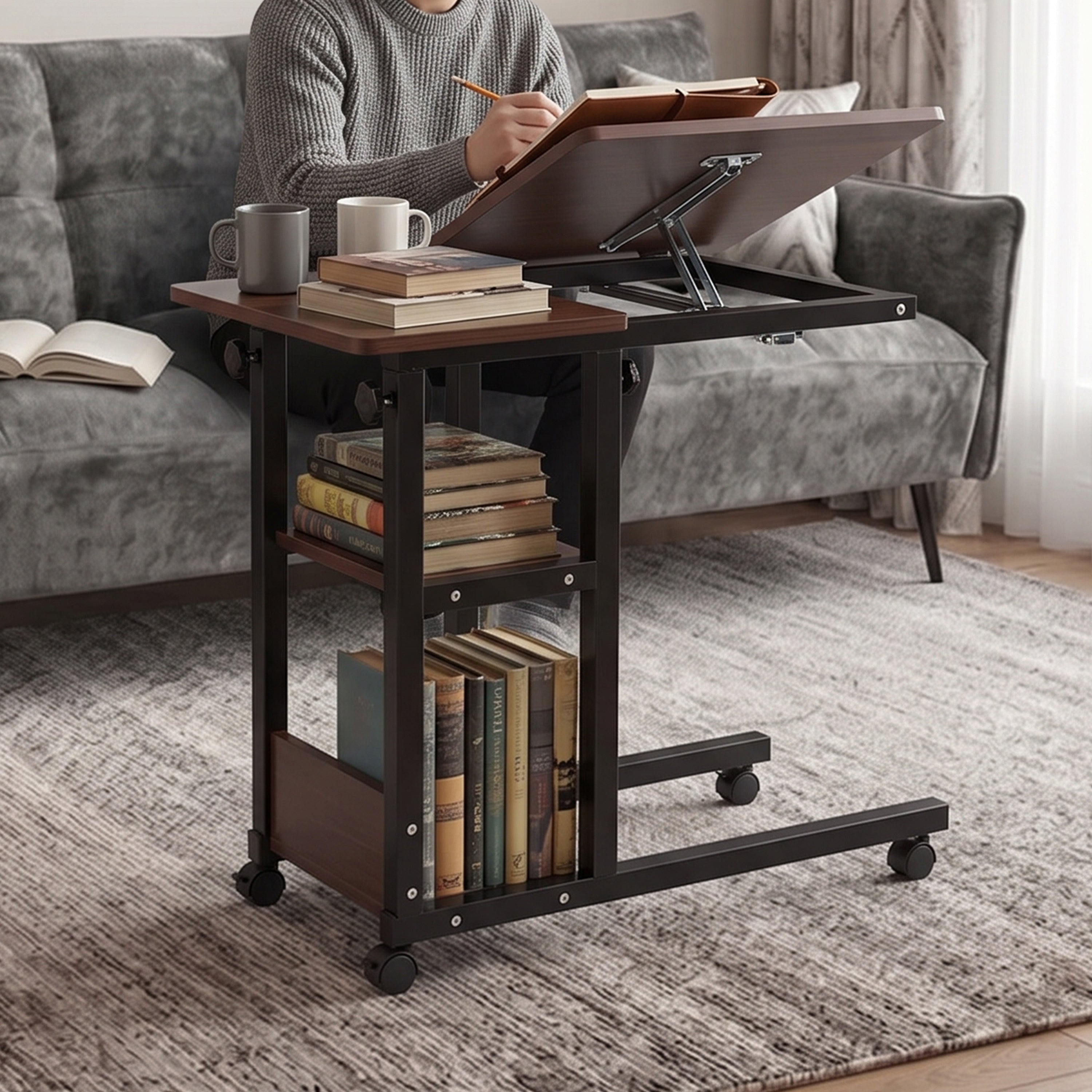 Bethney C Type Adjustable Side Table
