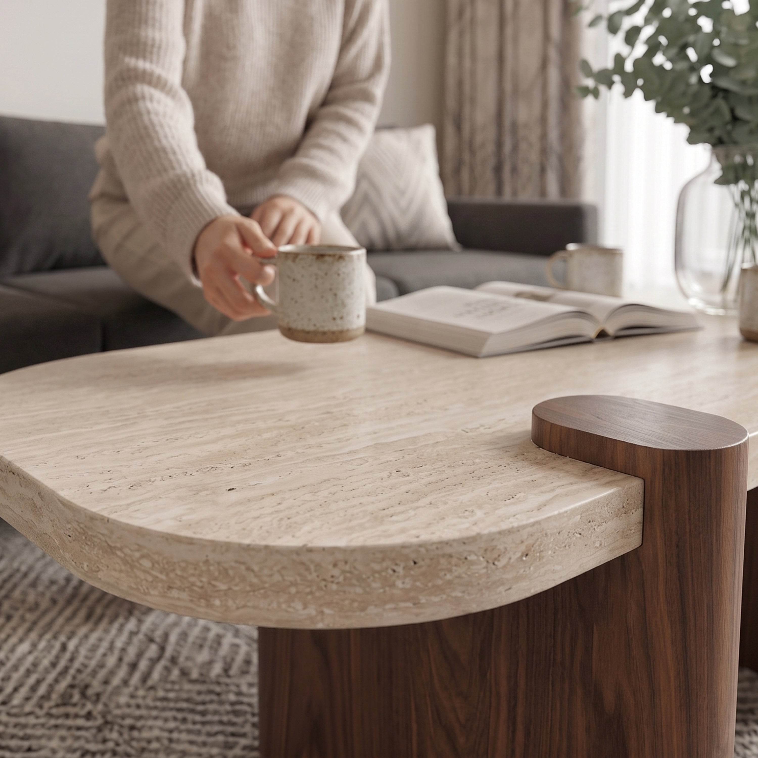 Amira Oval Coffee Table