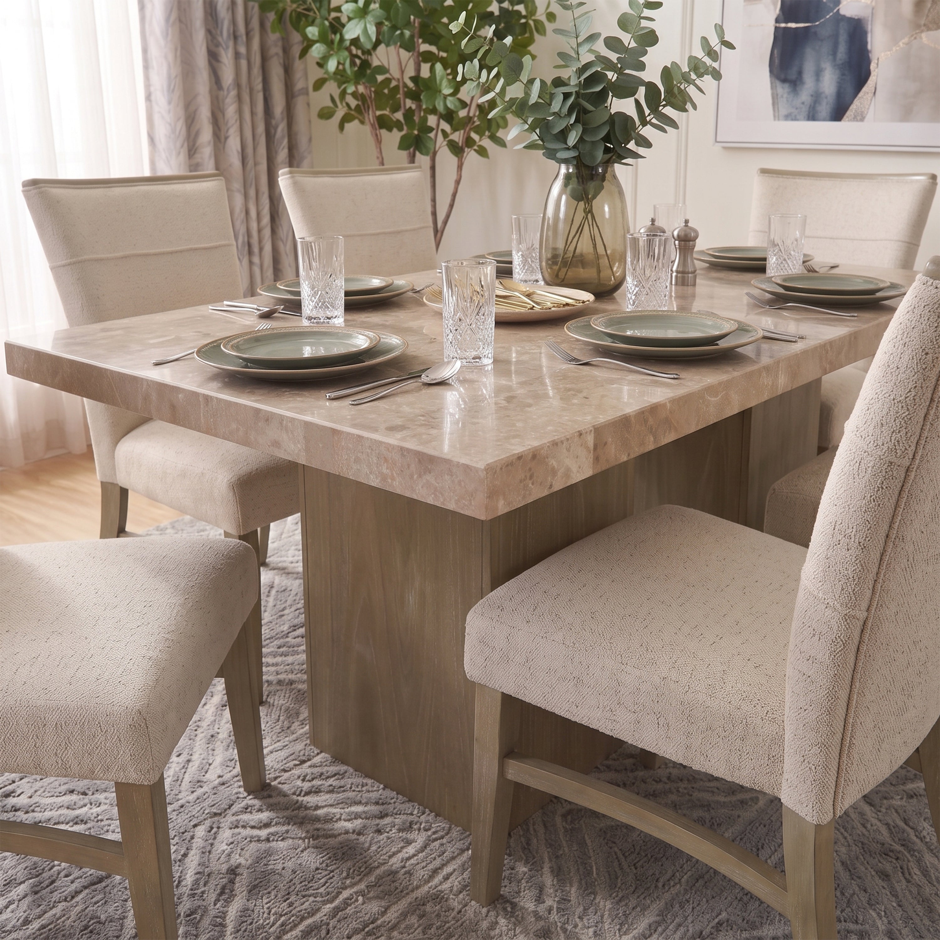 Metron 6 Seater Dining Set