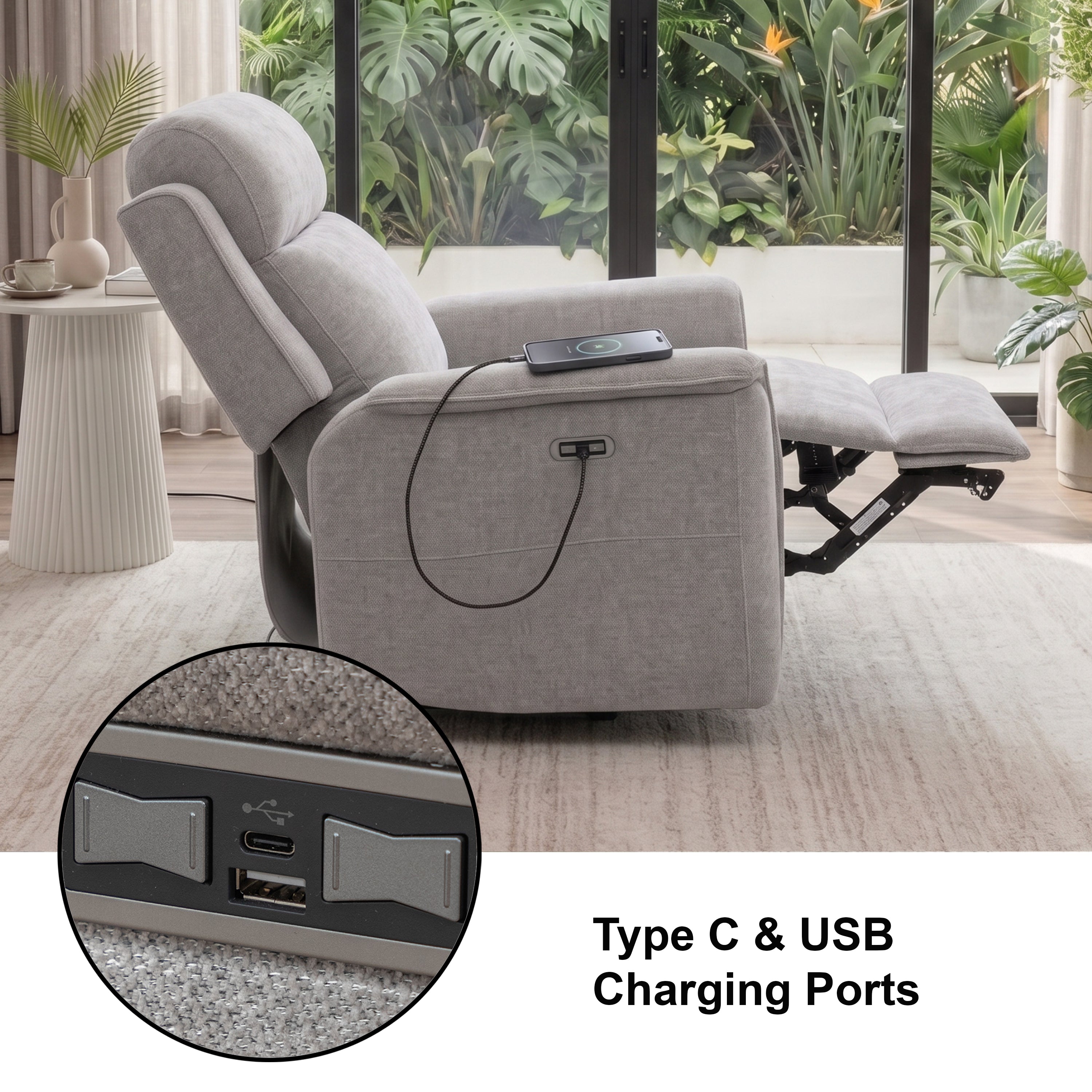 OIga 1 Seater Electric Recliner
