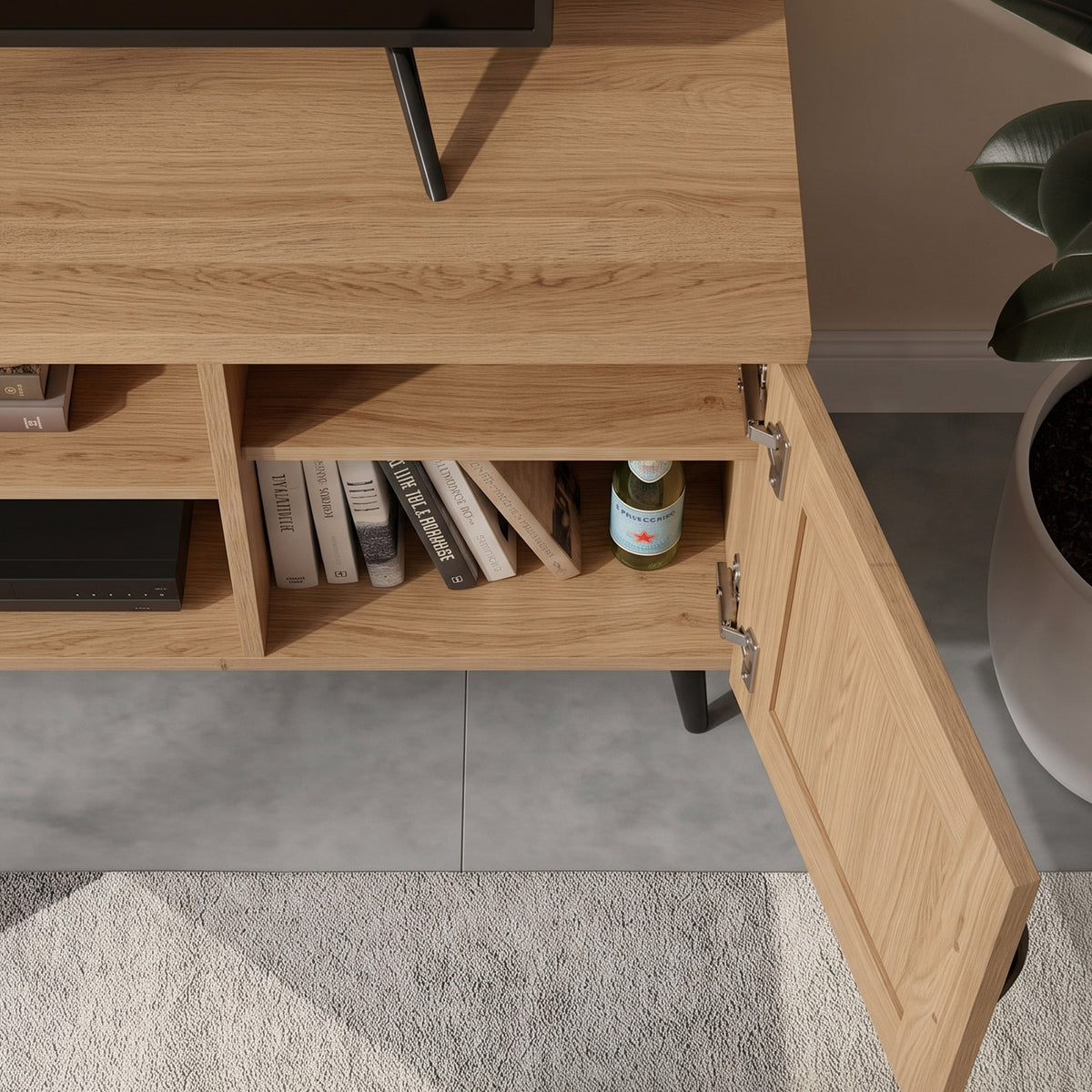 Stelle 140 cm TV Bench
