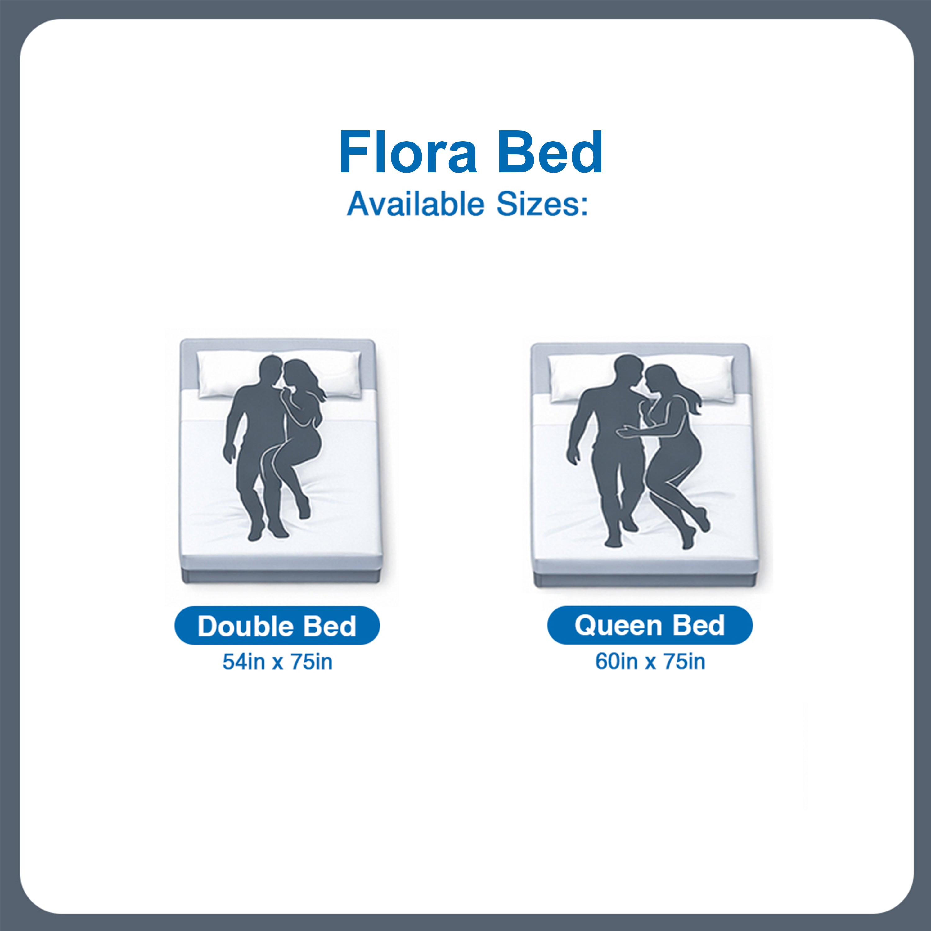 #Size_Queen Bed 60x75 inches
