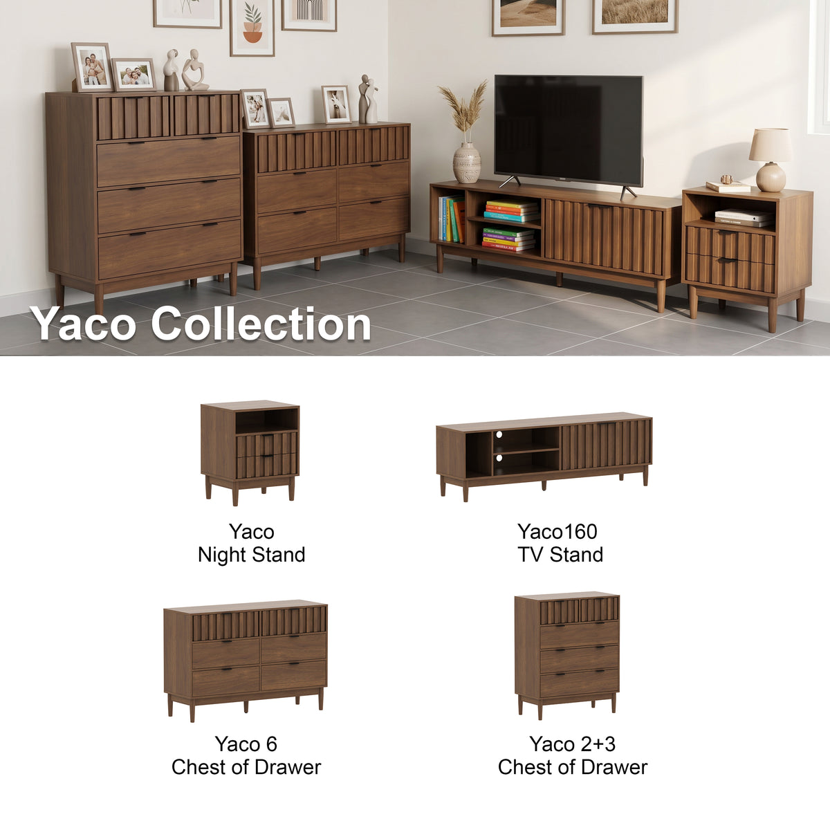 Yaco 160 cm TV Stand