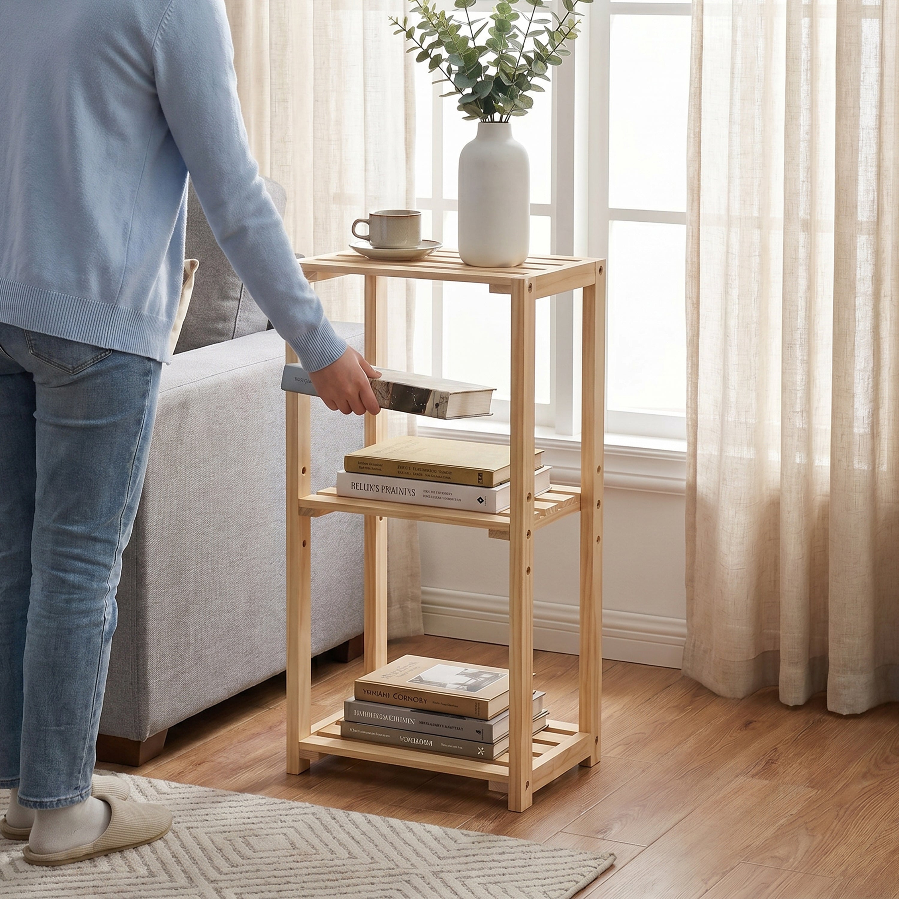 Benno 30cm Wooden Rack