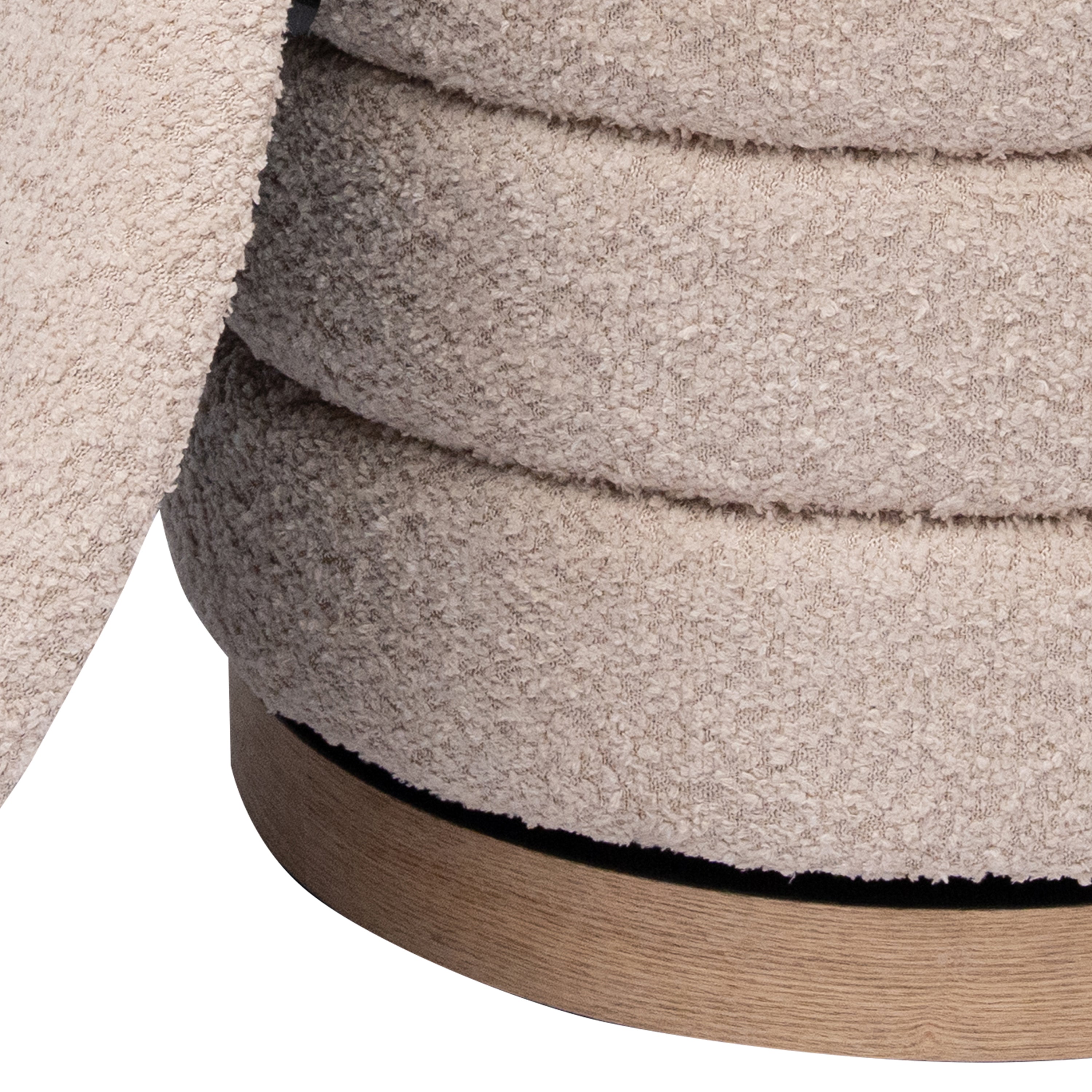 Clara Swivel Storage Ottoman