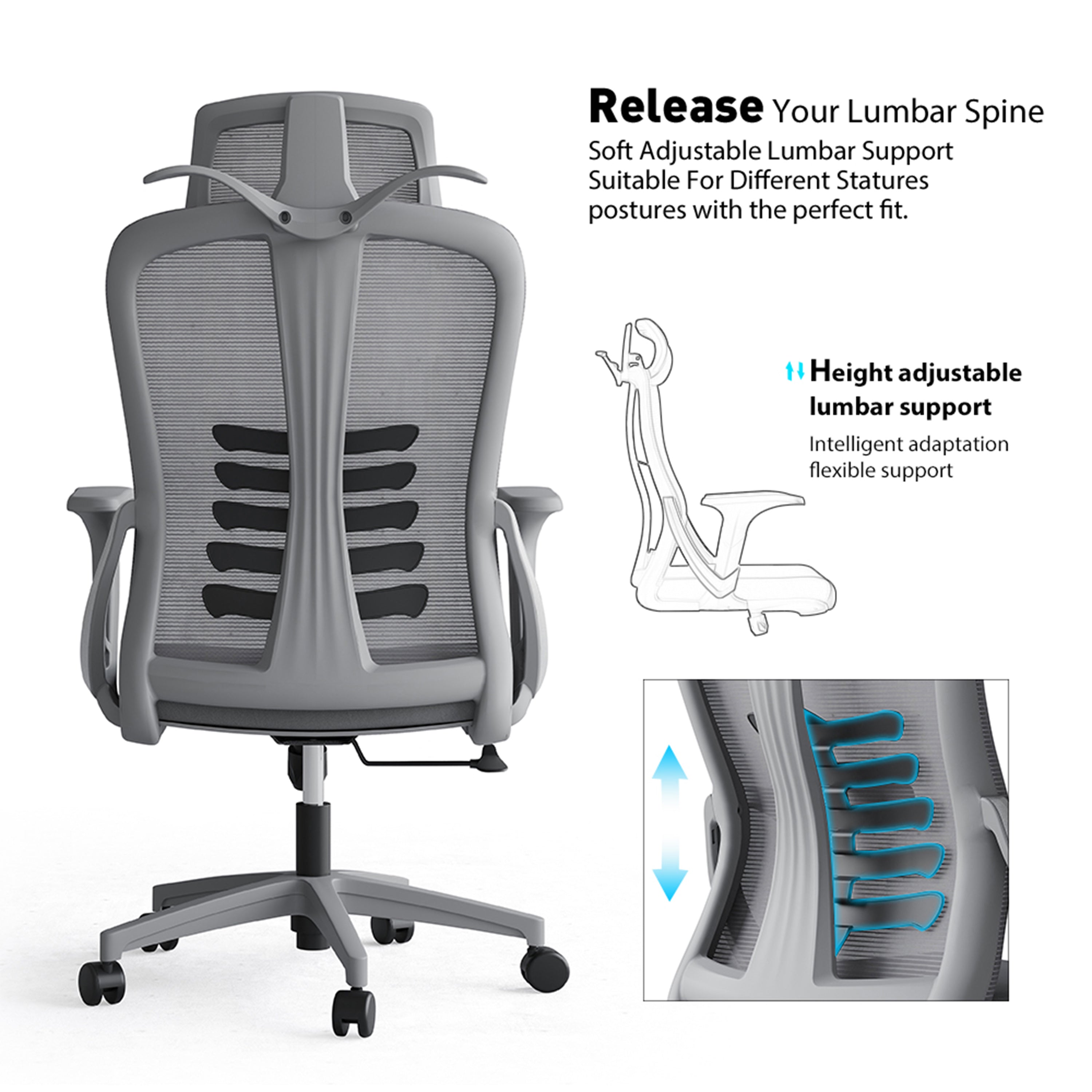 Delany High Back Office Chair