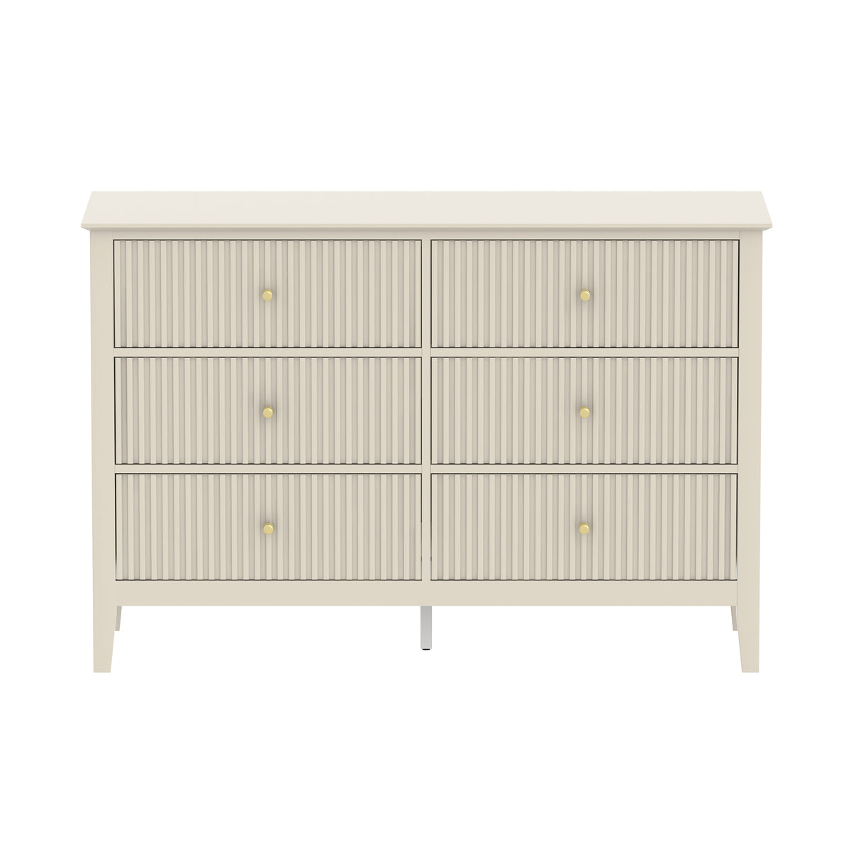 Prince Fluted 6 Chest of Drawers