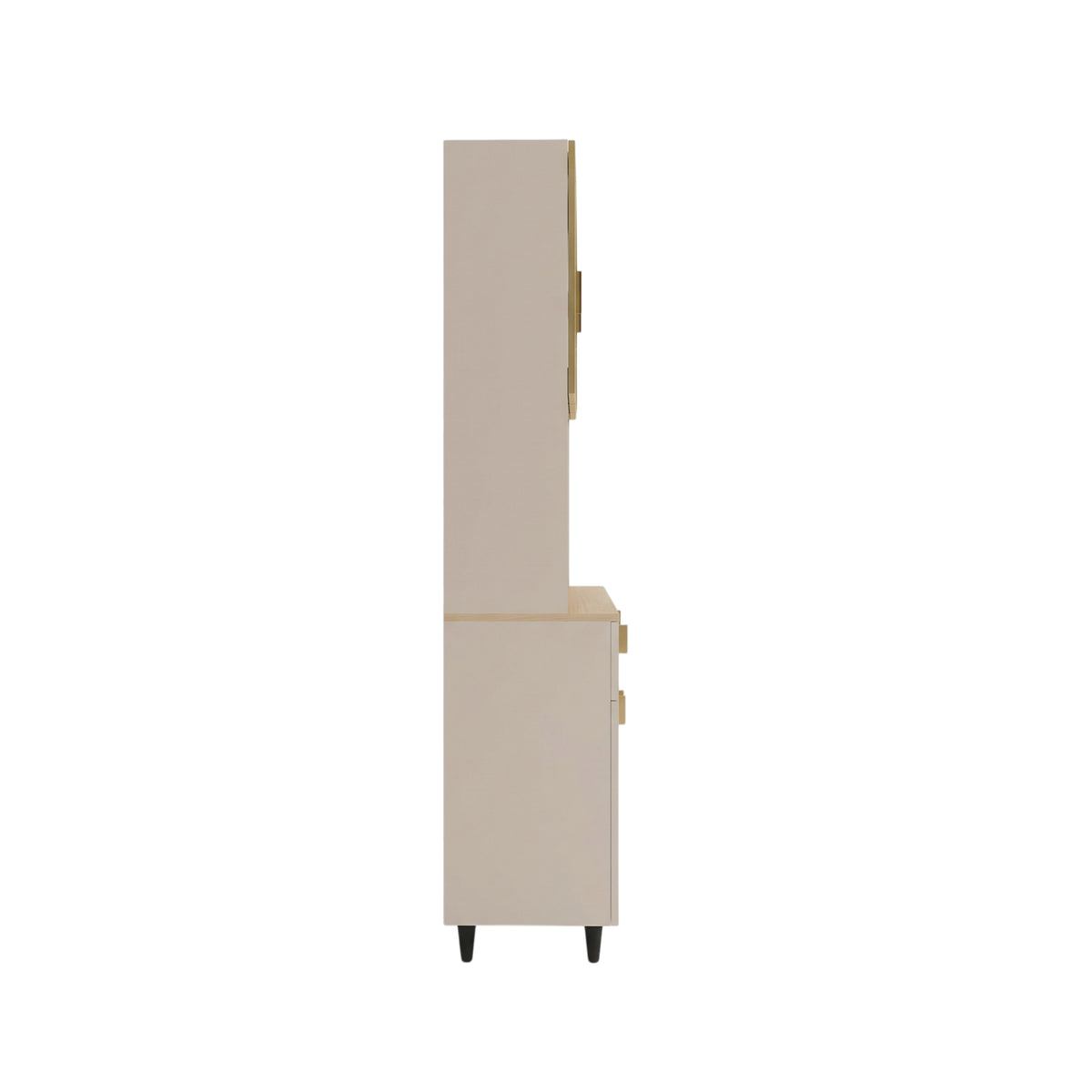 Elisia Pantry Cabinet with Glass