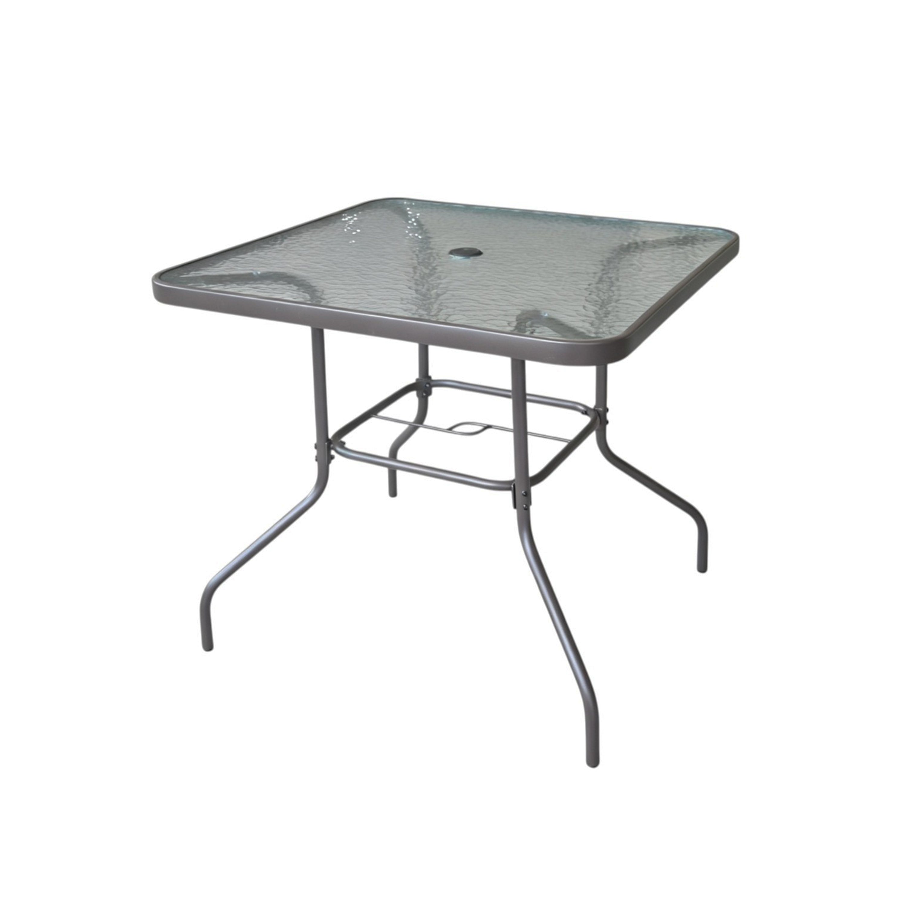 Synnova 4 Seater Outdoor Dining Set with Umbrella