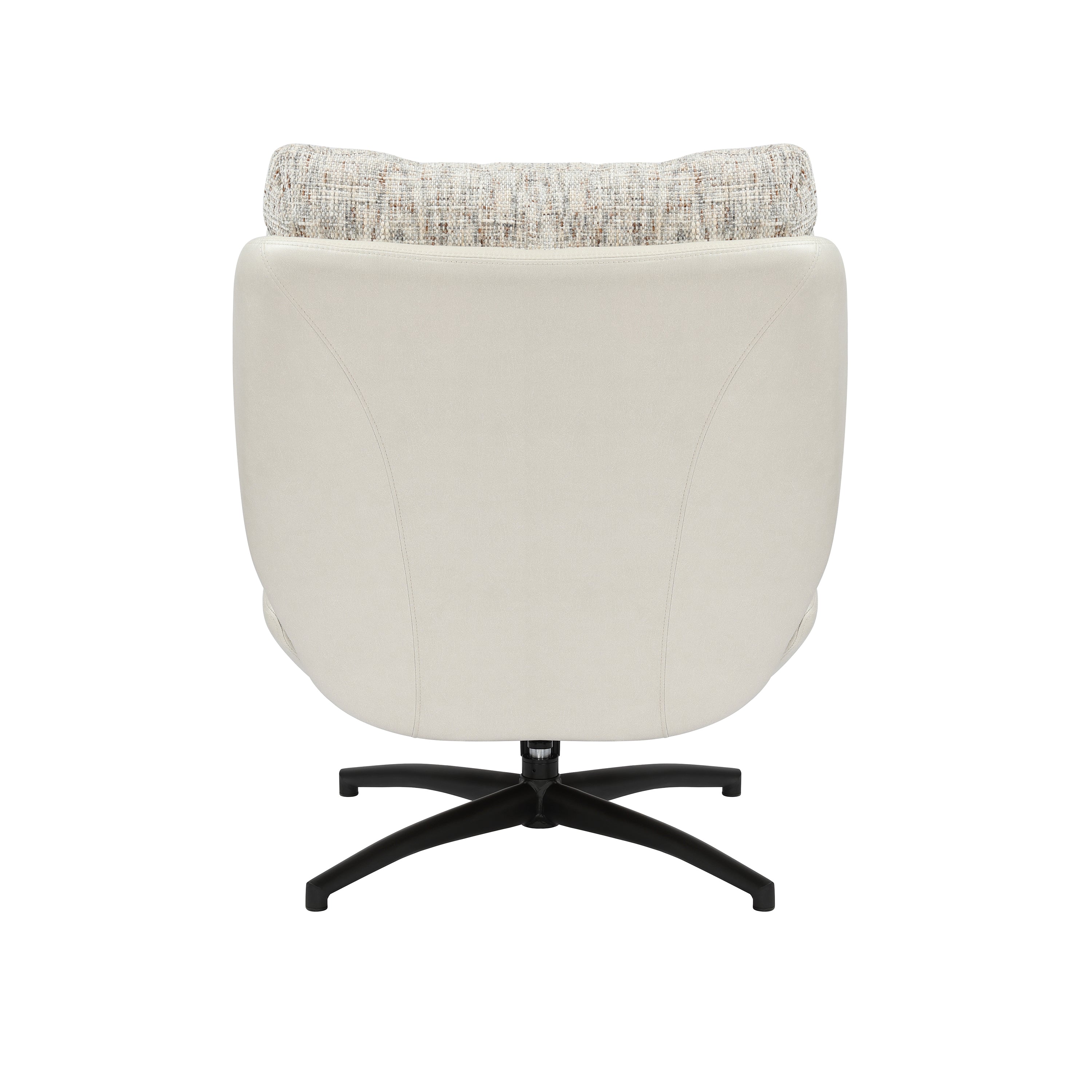 Dale Tilt and Swivel Accent Chair with Foot Stool
