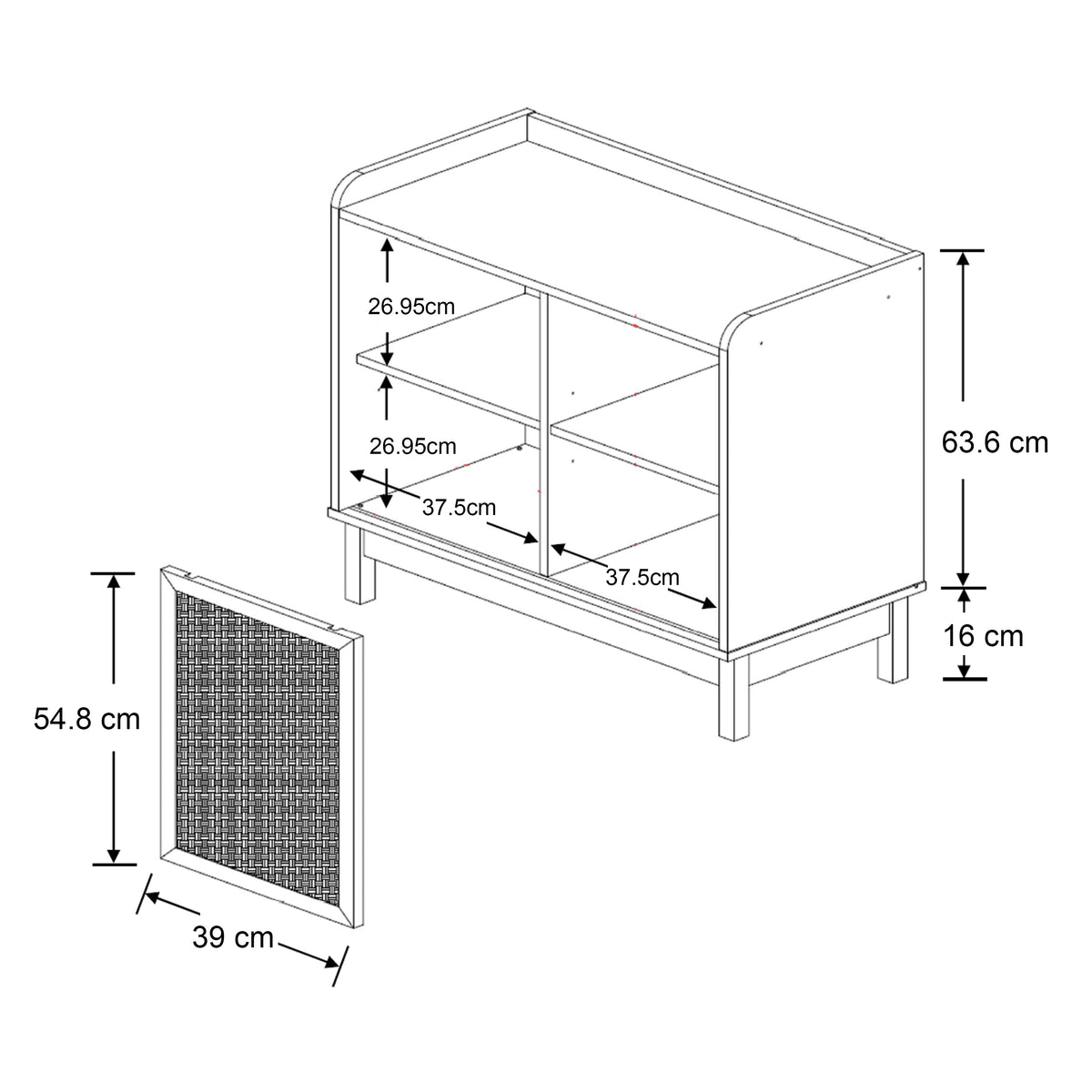 Jeremy 80 cm Buffet