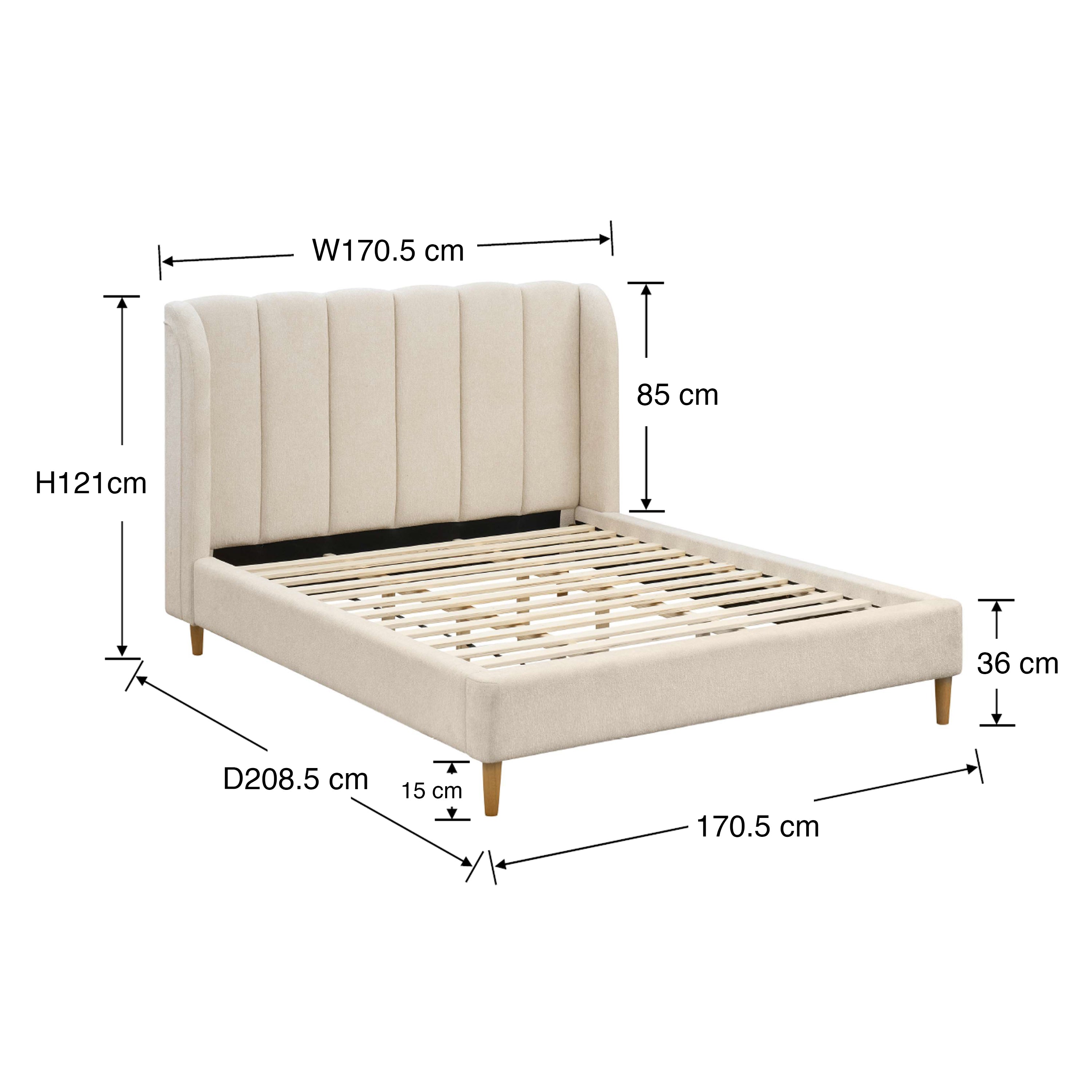 #Size_Queen Bed 60x75 inches