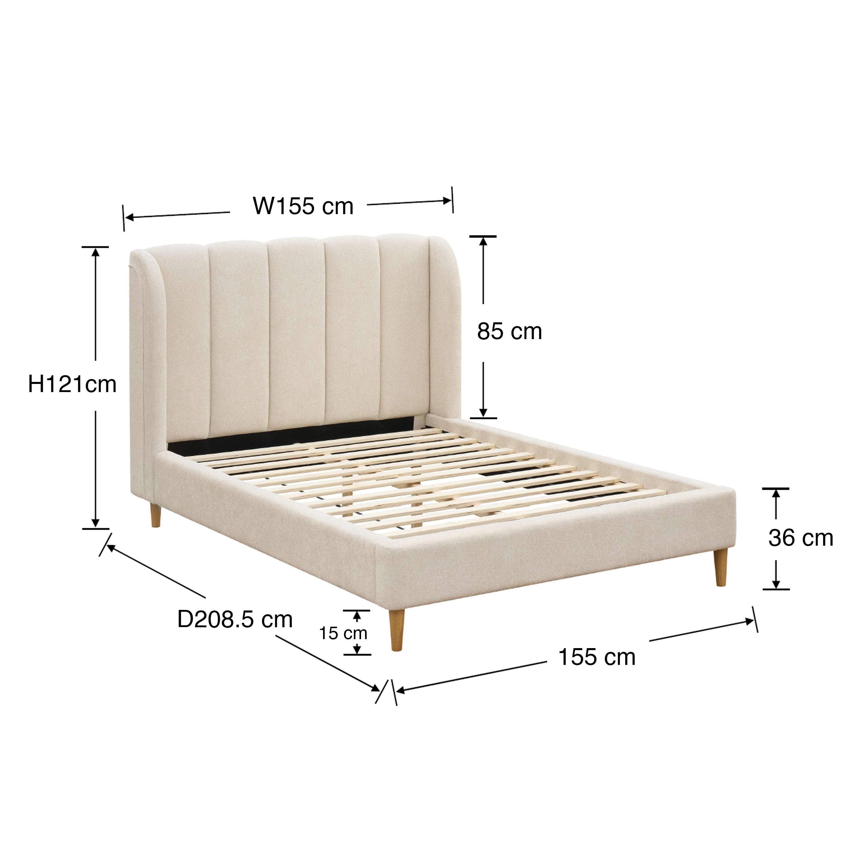 #Size_Double Bed 54x75 inches