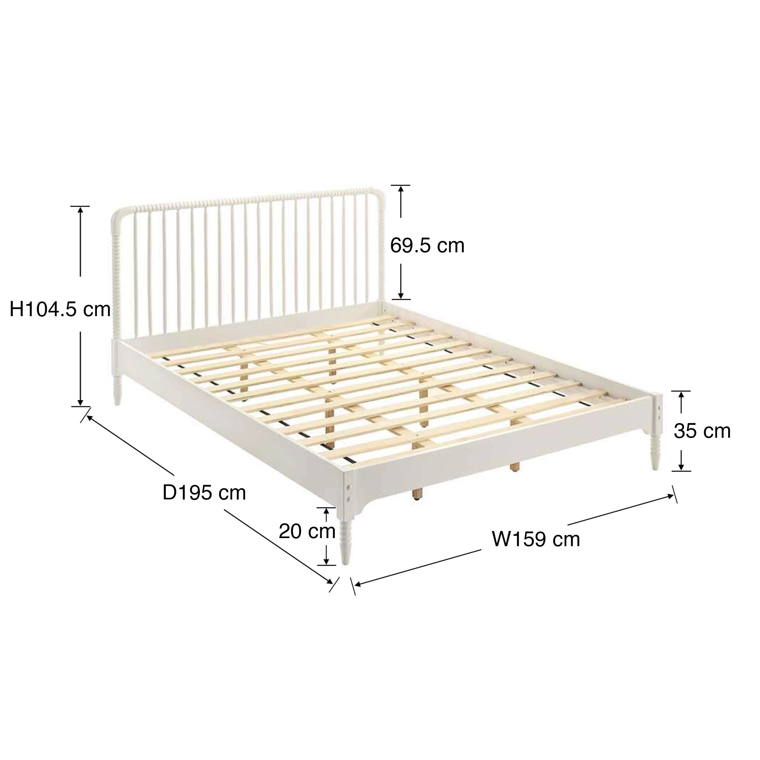 #Size_Queen Bed 60x75 inches