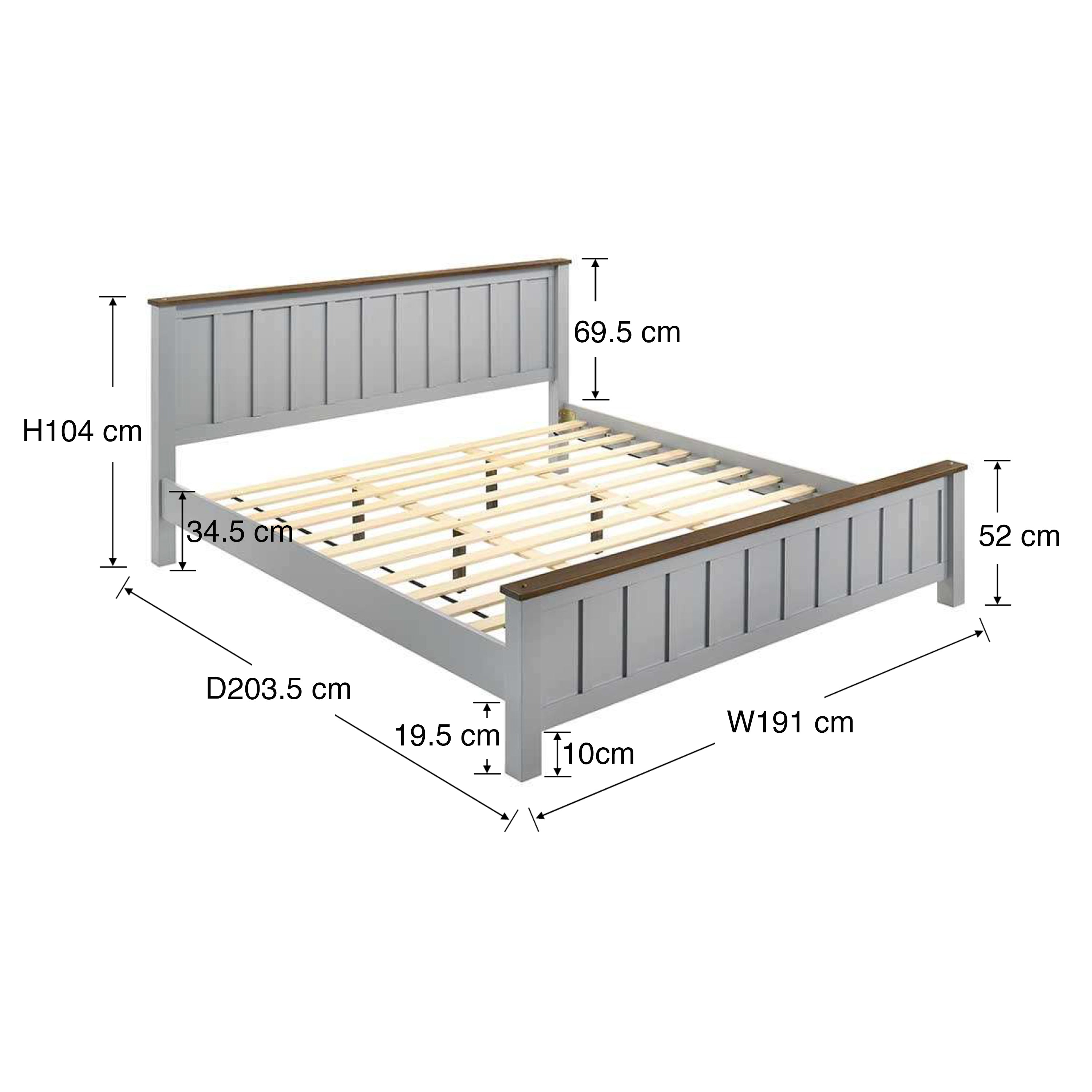 #Size_King Bed 72x75 inches