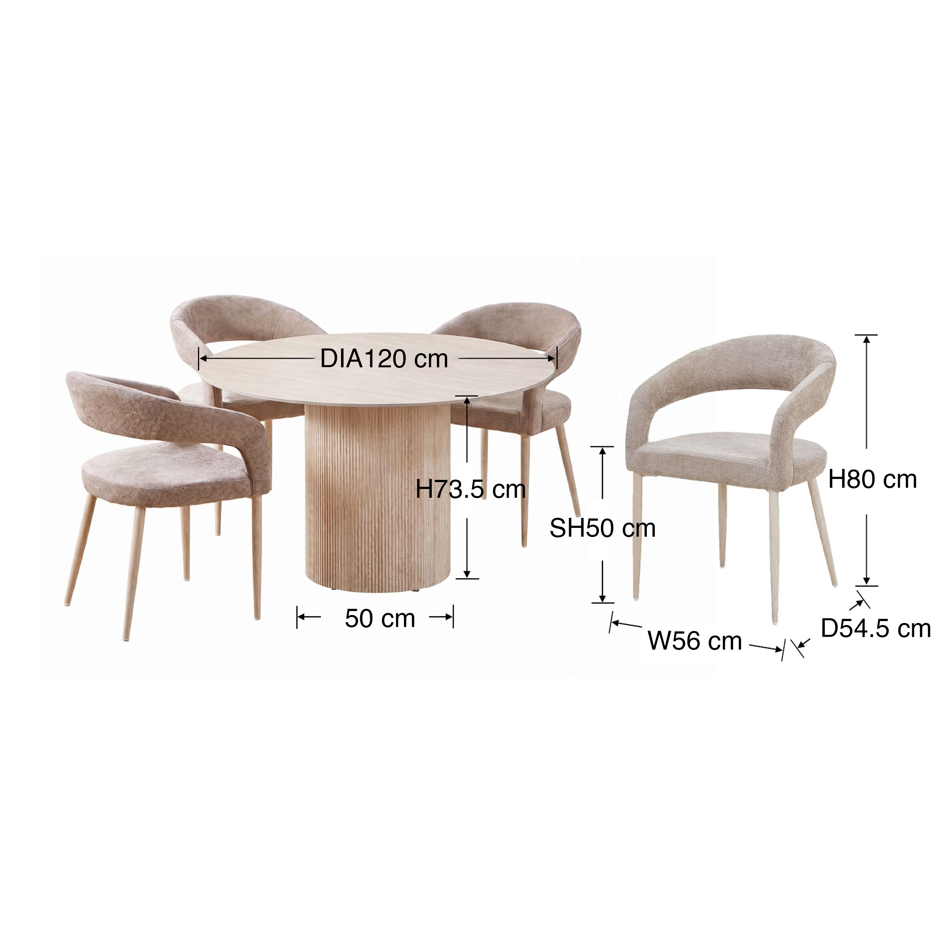 Florian 4 Seater Dining Set