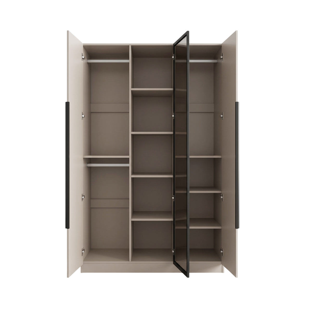 Addison 2 Door Wardrobe with Center Glass