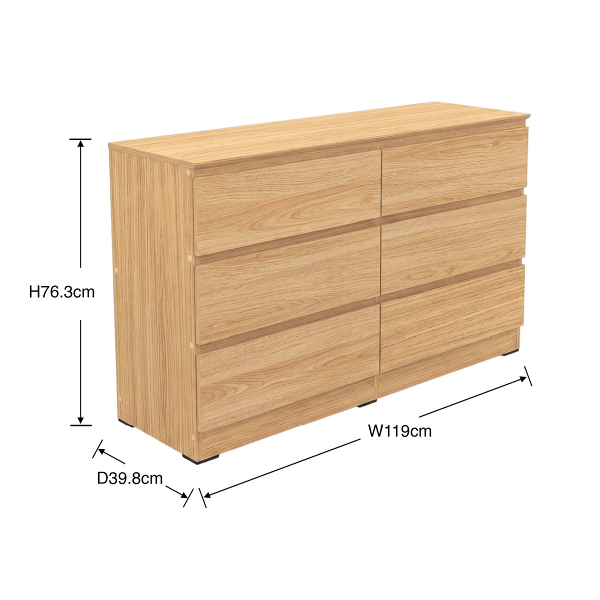 Ezrul 6 Chest of Drawers