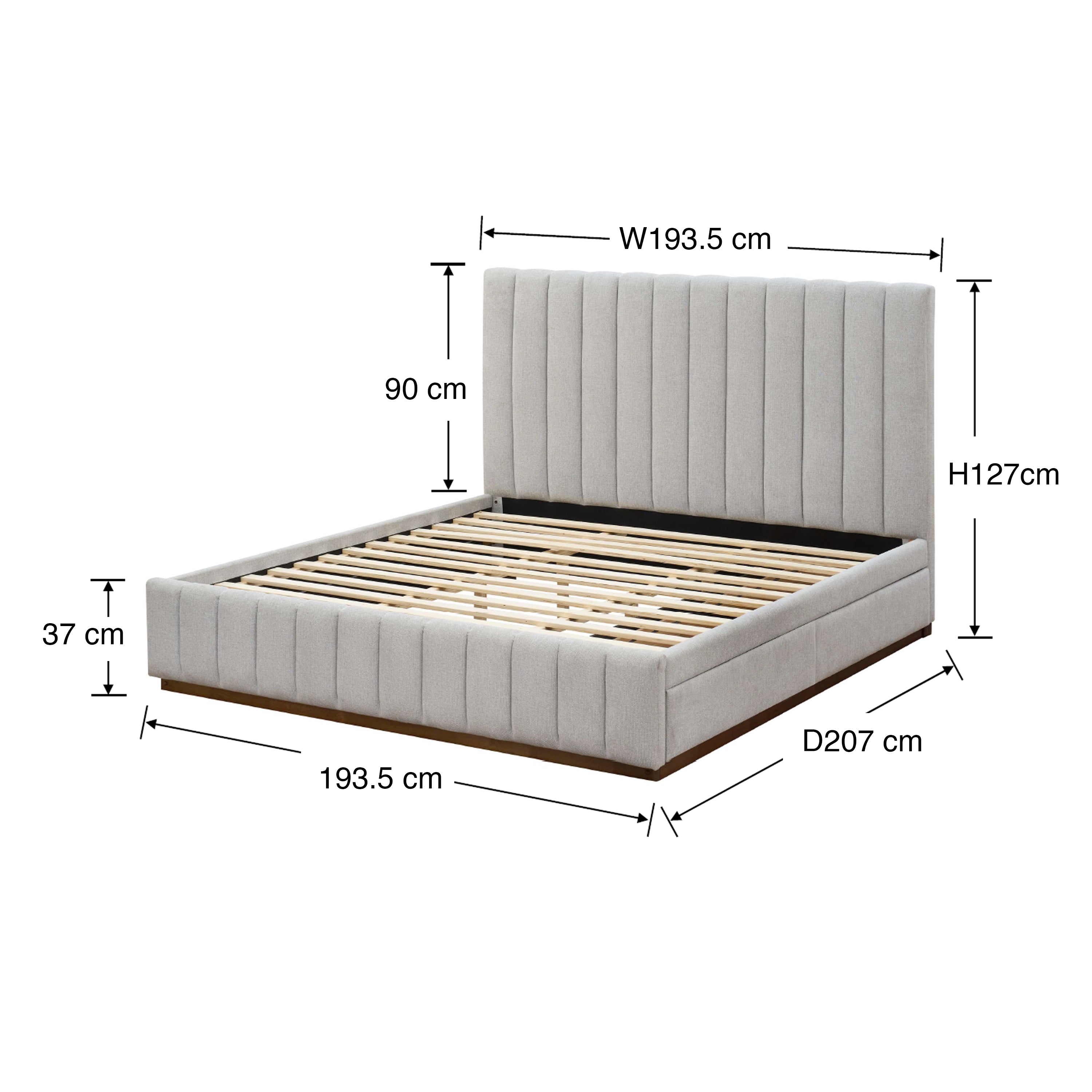 #size_King Bed 72x75