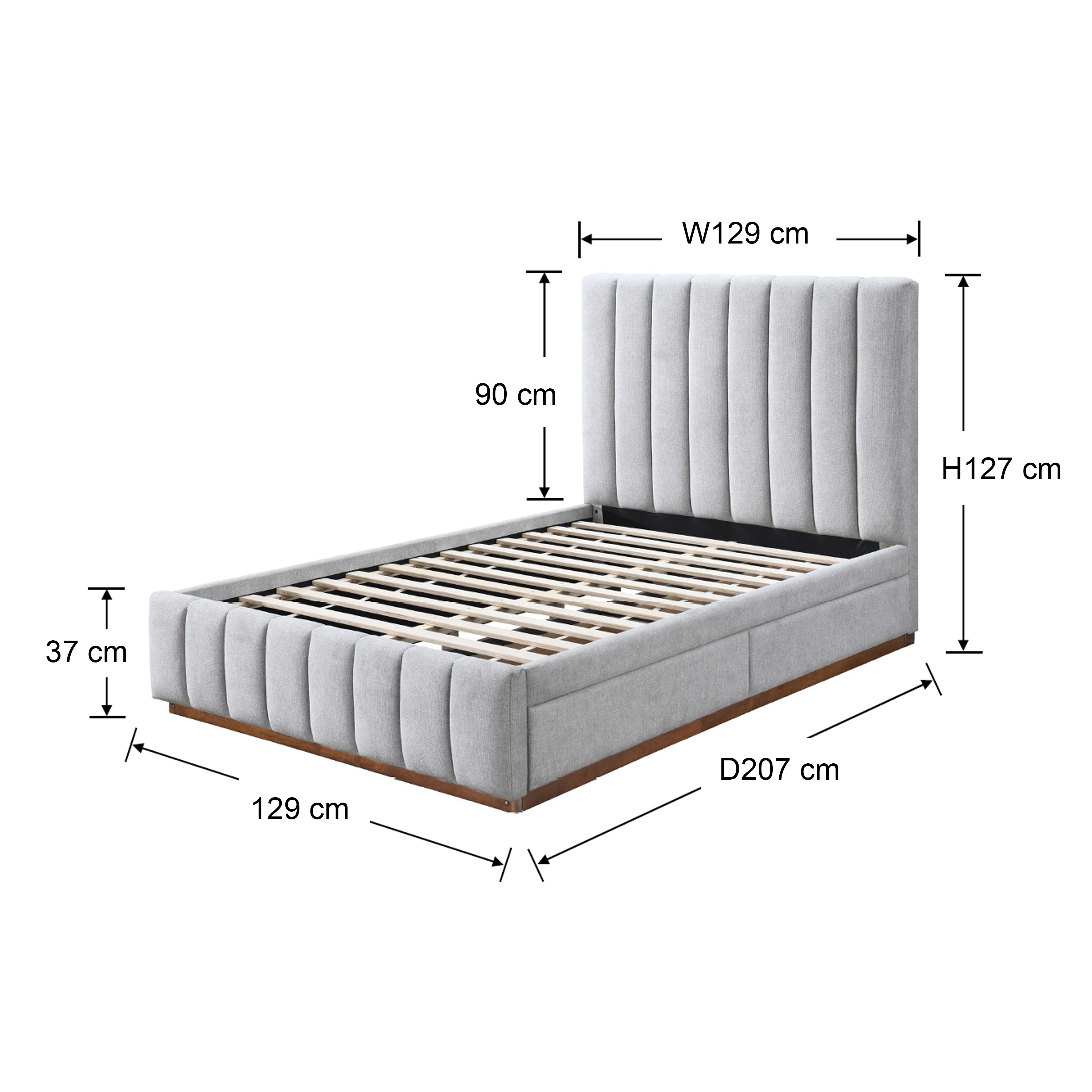 #size_Semi-Double Bed 48x75