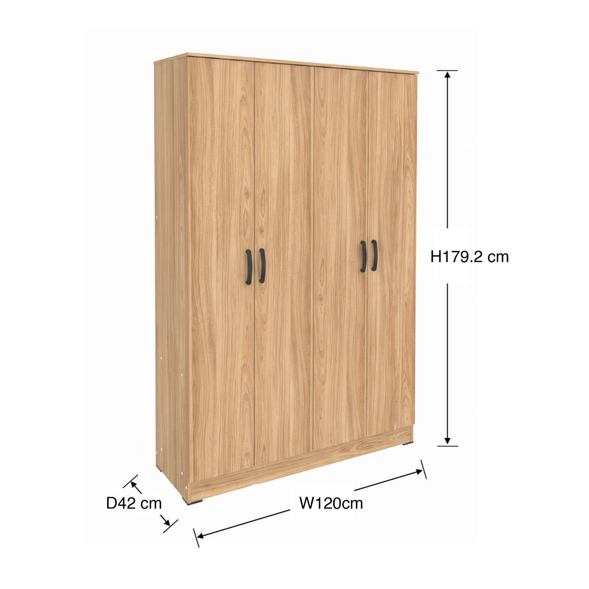 Josefa 4 Door Wardrobe