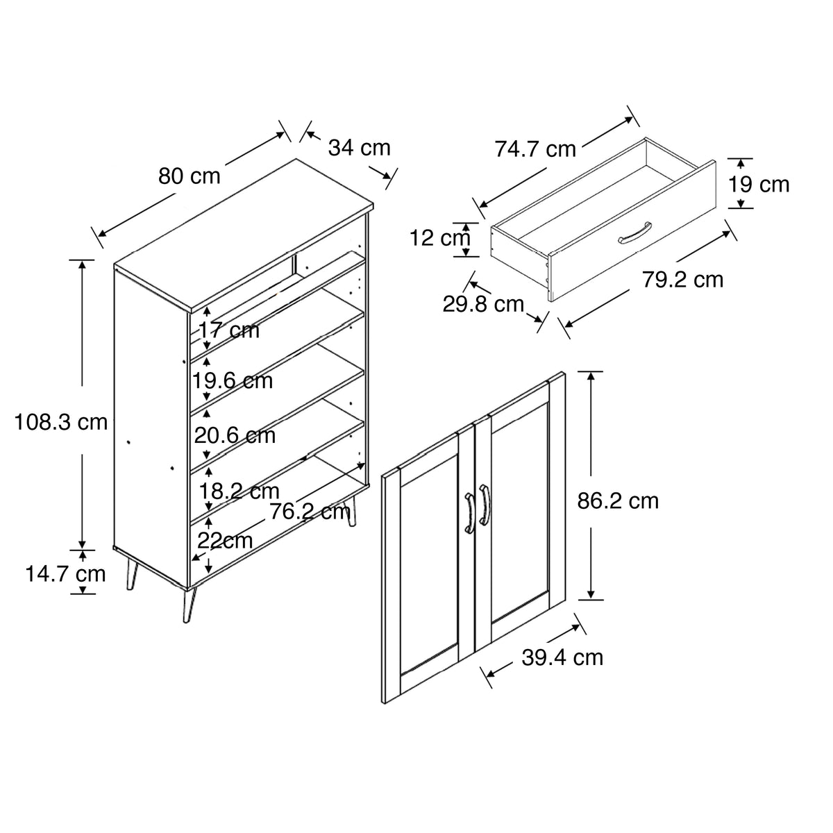 Stelle Shoe Cabinet