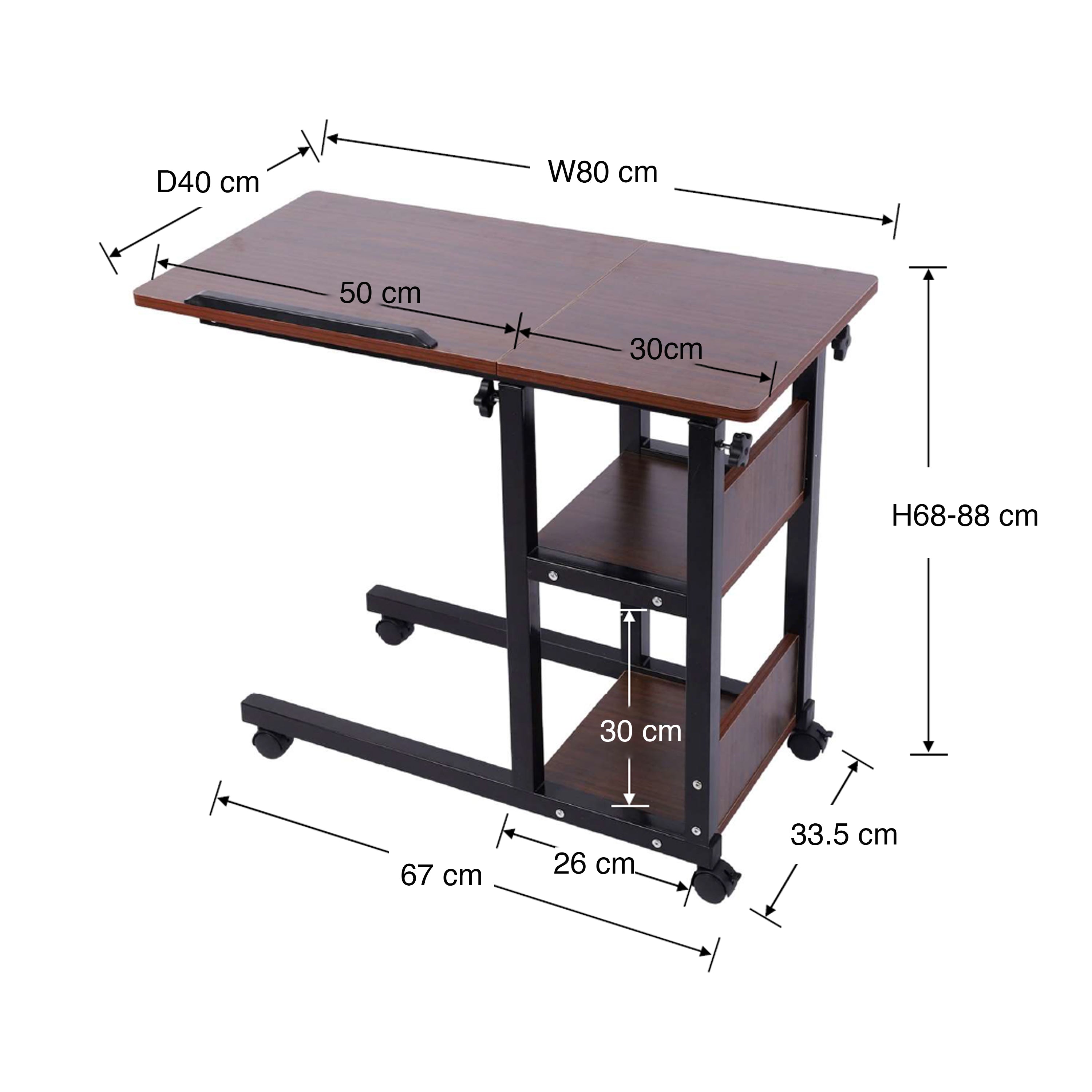 Bethney C Type Adjustable Side Table