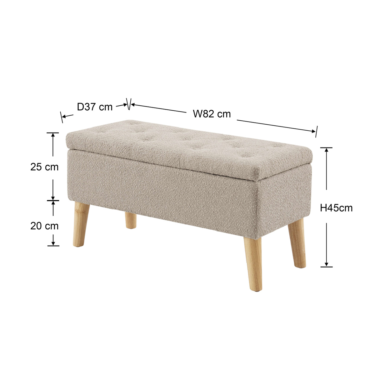 Sigyn Bench with Storage