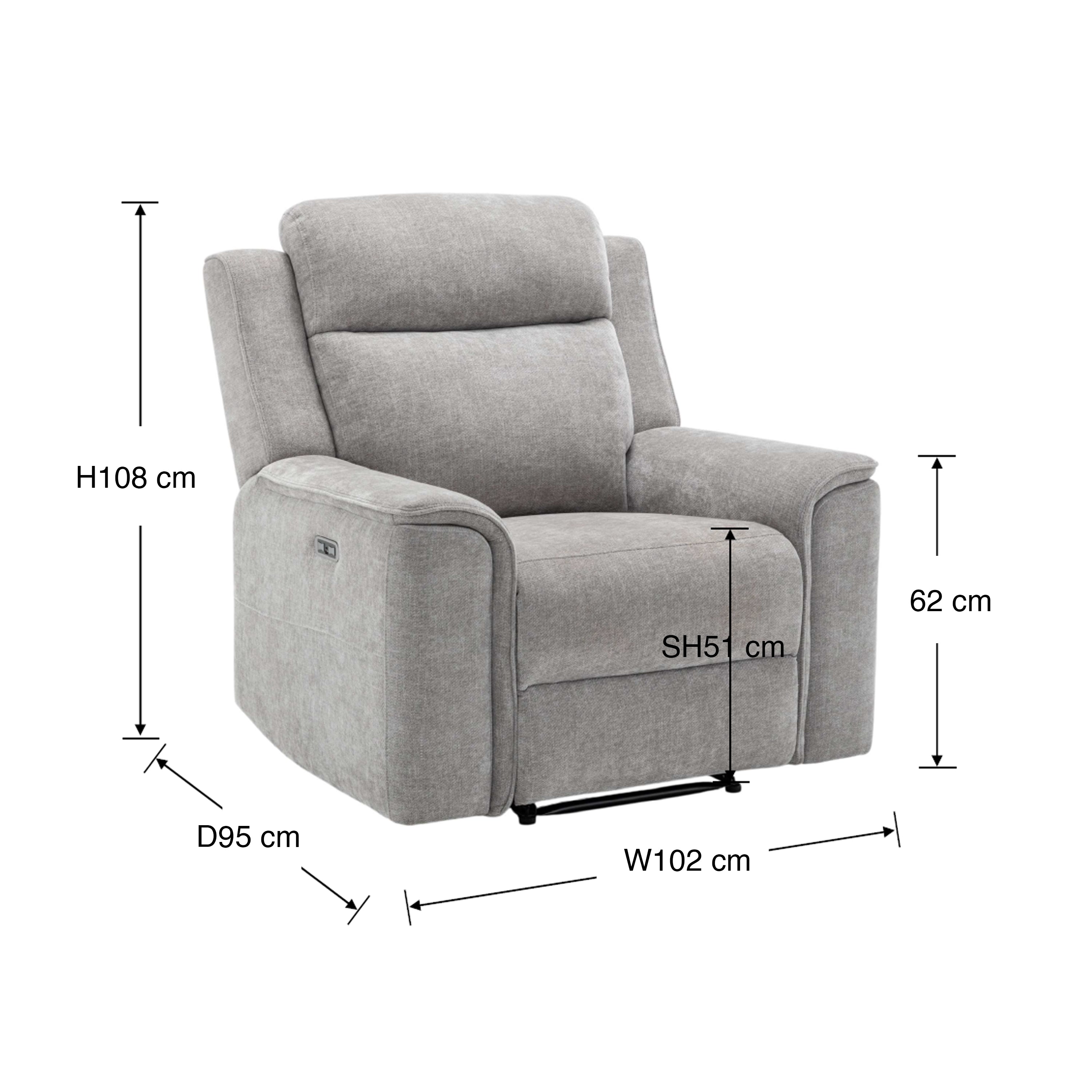 OIga 1 Seater Electric Recliner