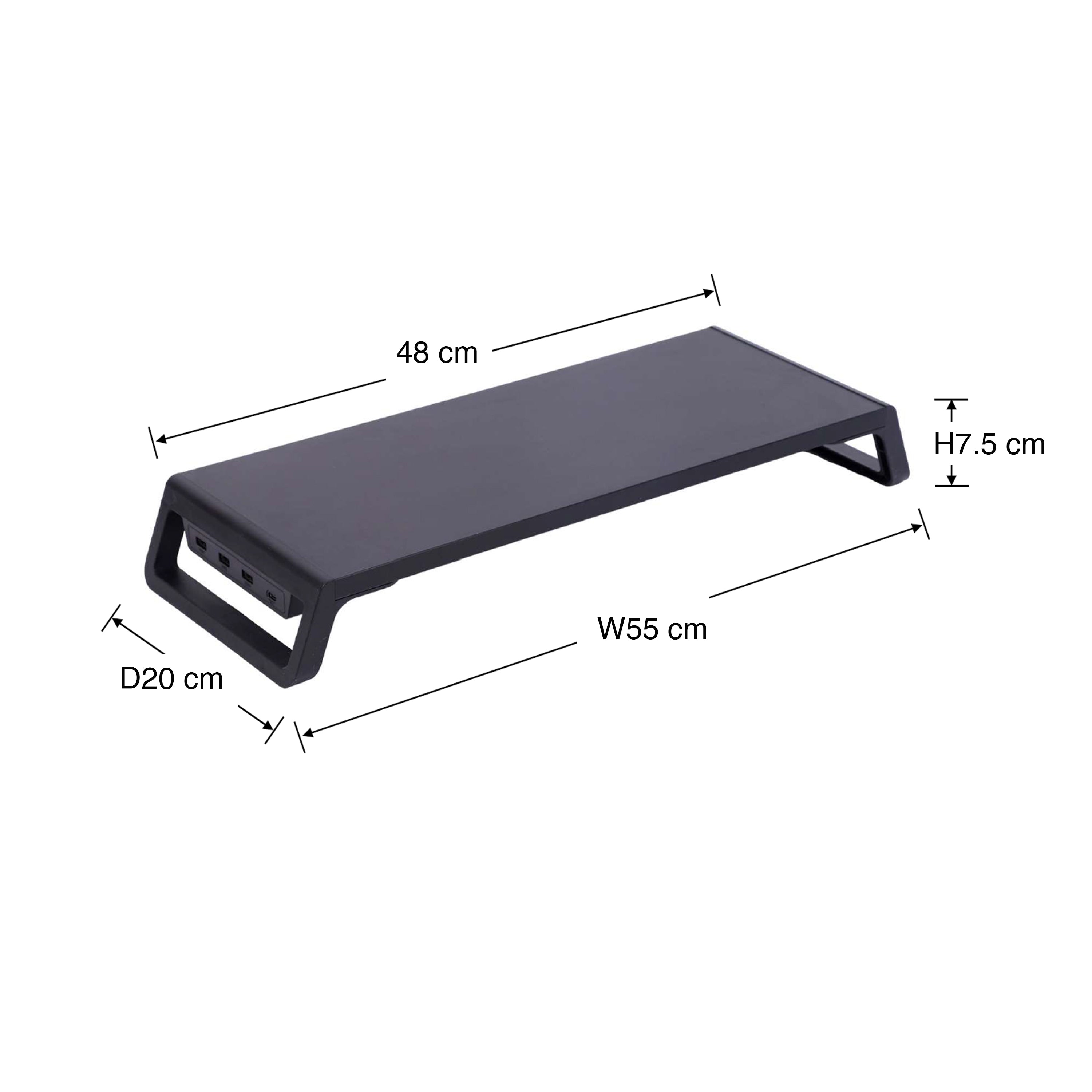 Cherette Monitor Stand with USB Port