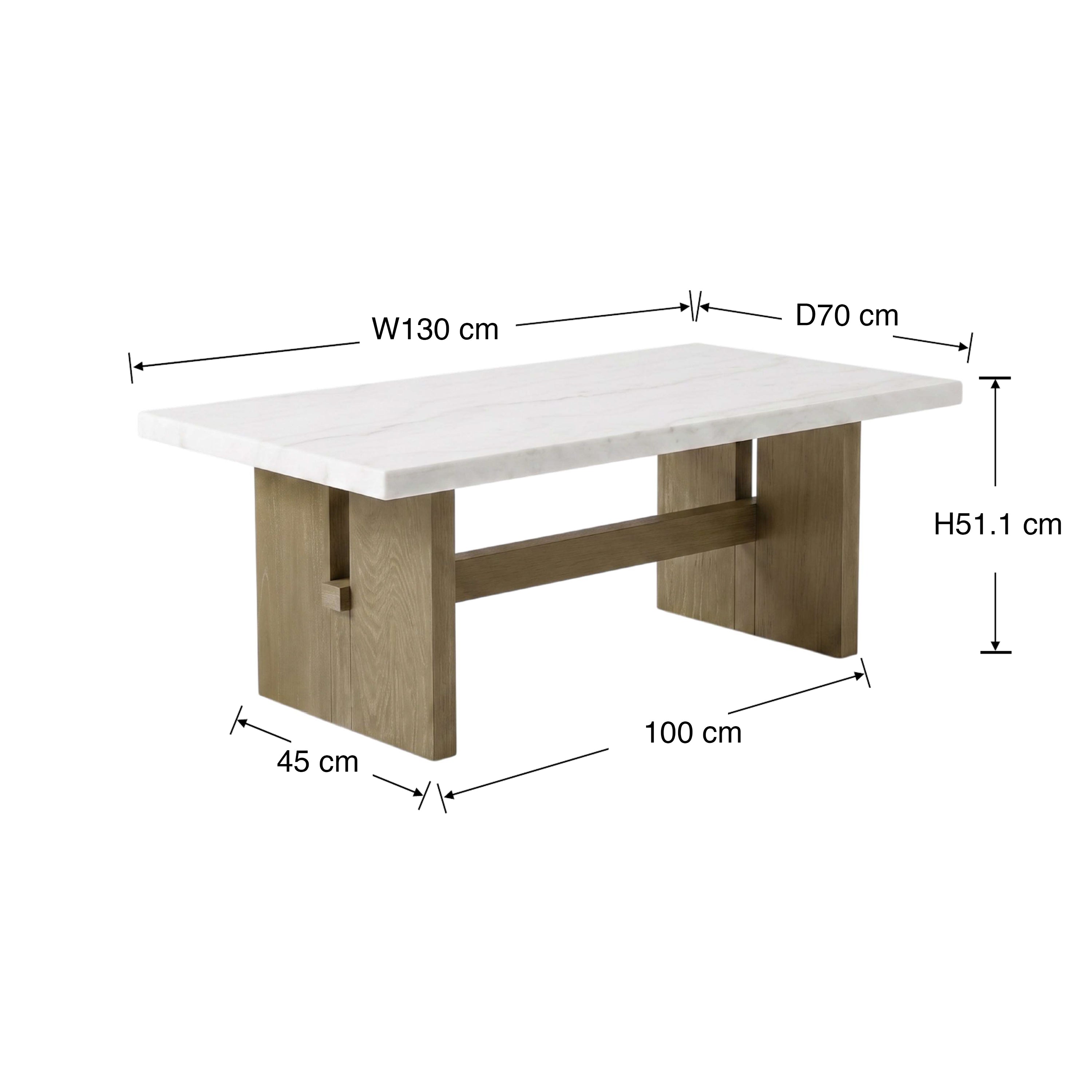 Cavo Real Marble Coffee Table