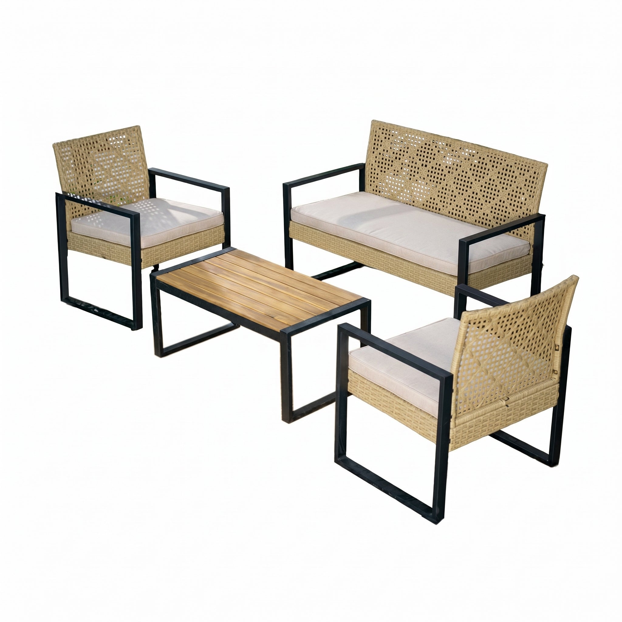 Daisy 211+1 Wicker Sofa Set
