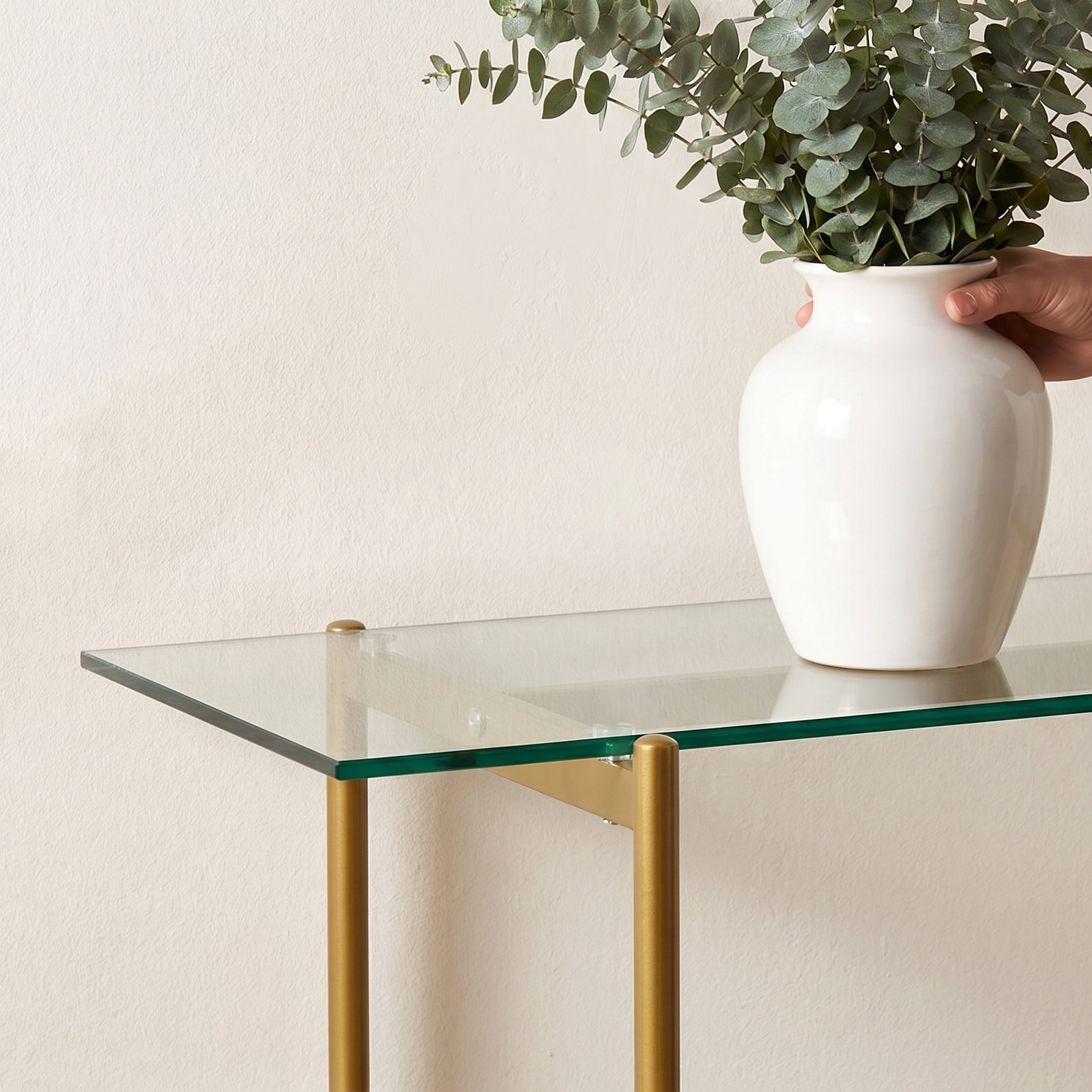 Bexley Glass Top TV Stand