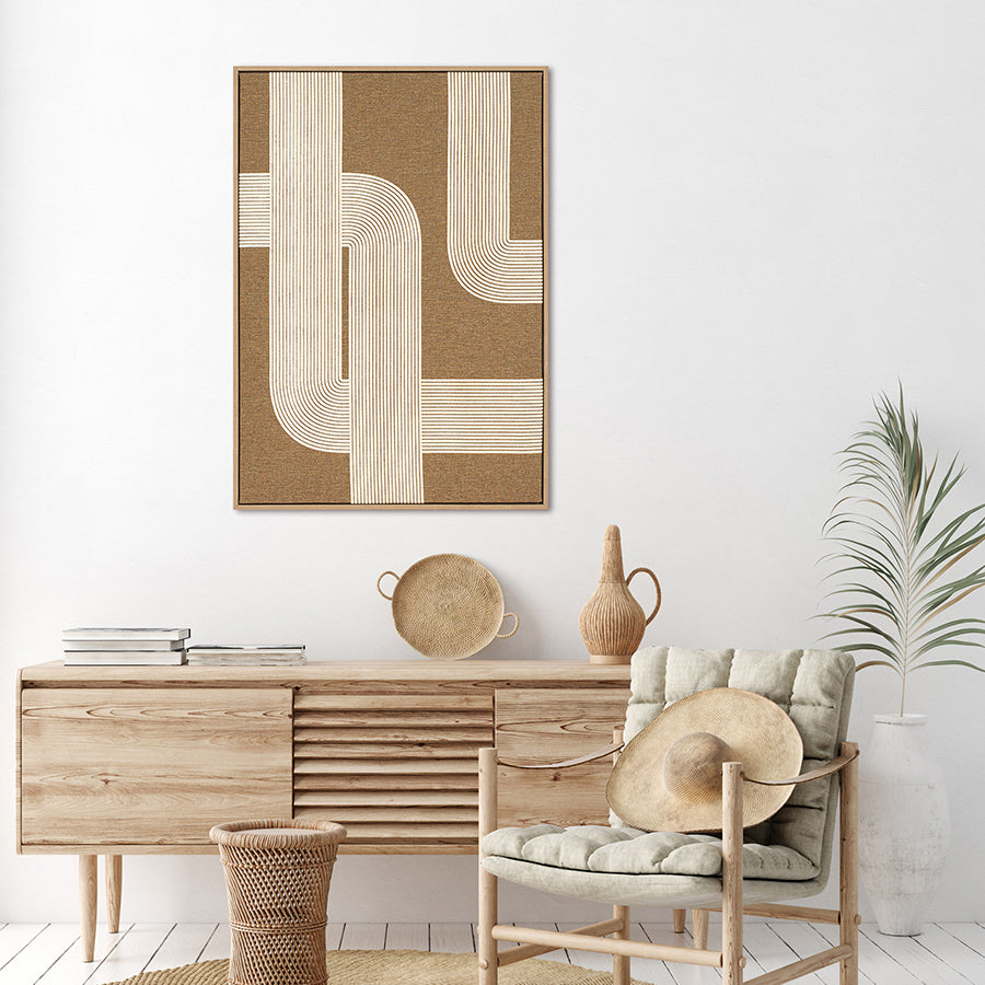 Weslia Canvas Wall Art with PS Frame