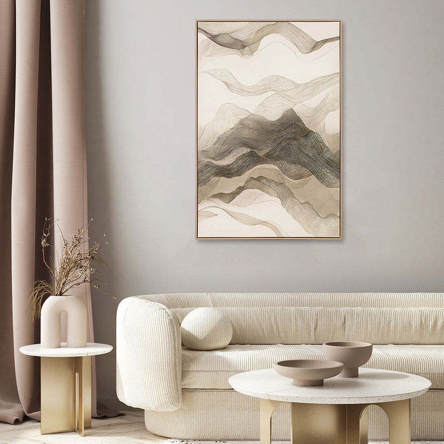 Widda Canvas Wall Art with PS Frame 80x120 cm