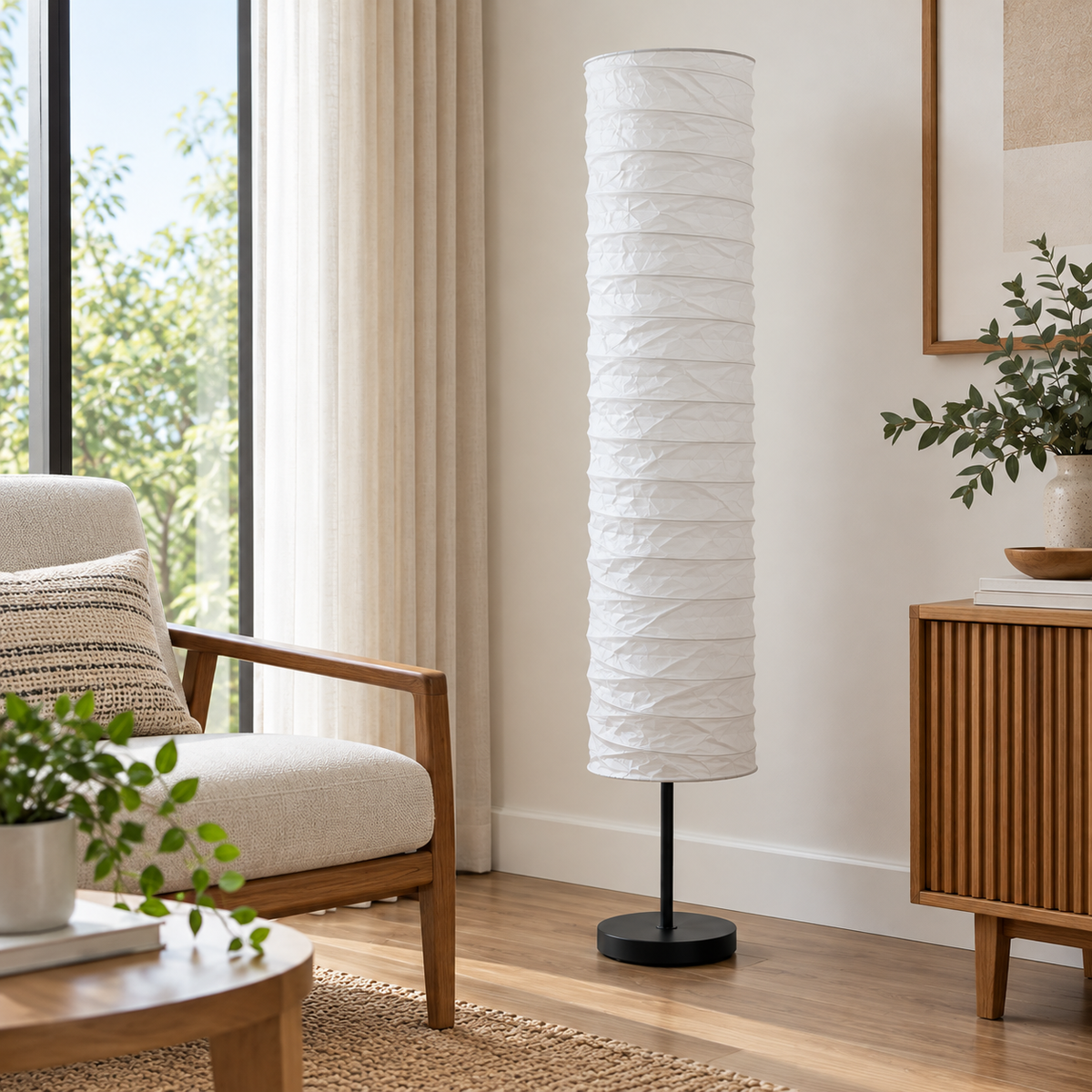Baran Paper Floor Lamp Shade