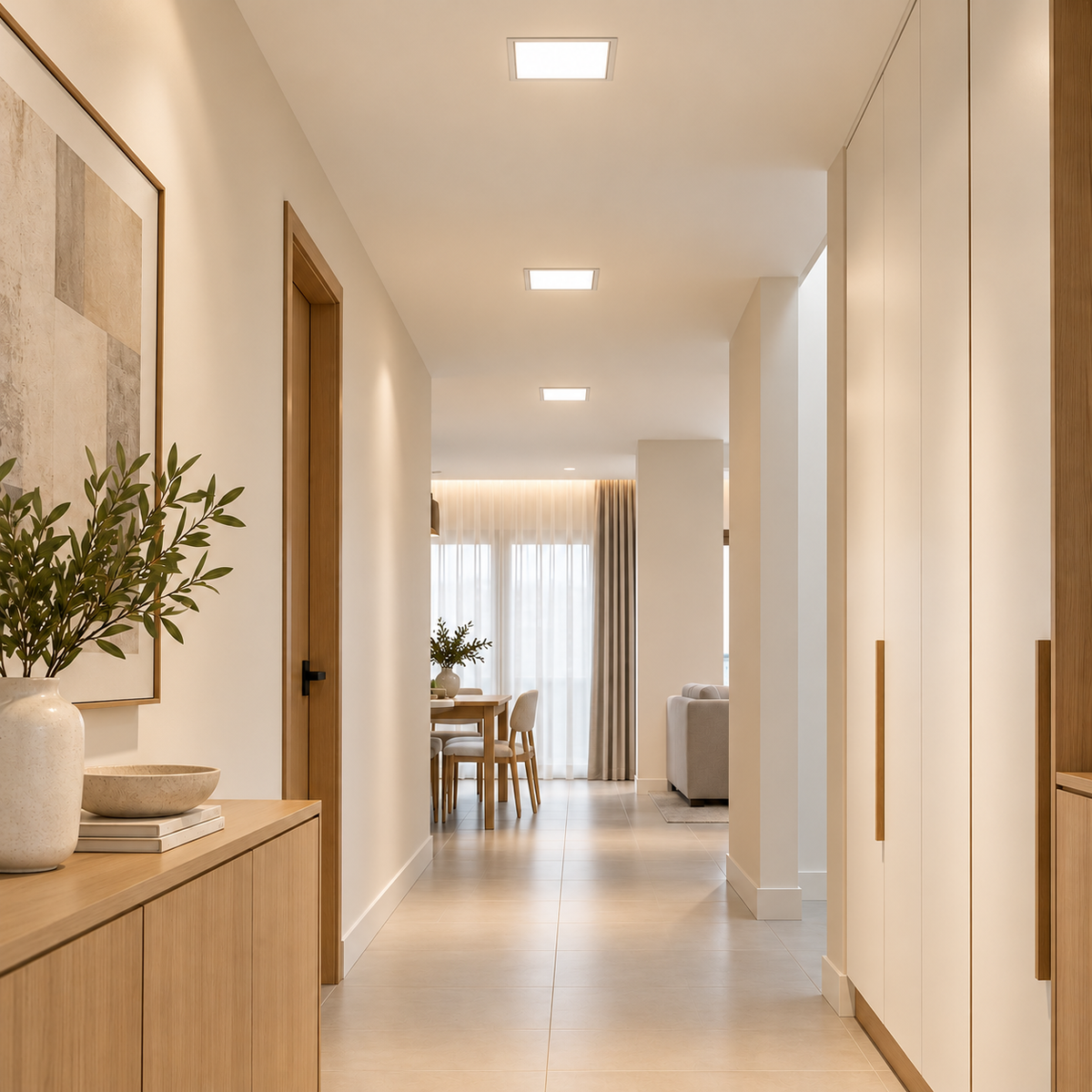 LED Slim Square Downlight Daylight