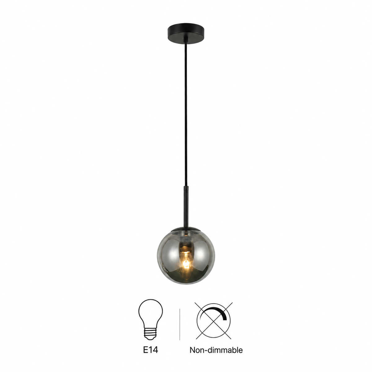 Giora Smoky Glass Pendant Light