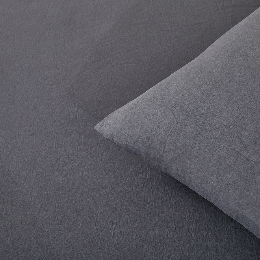 Super Soft Pewter Bed in A Bag Linen